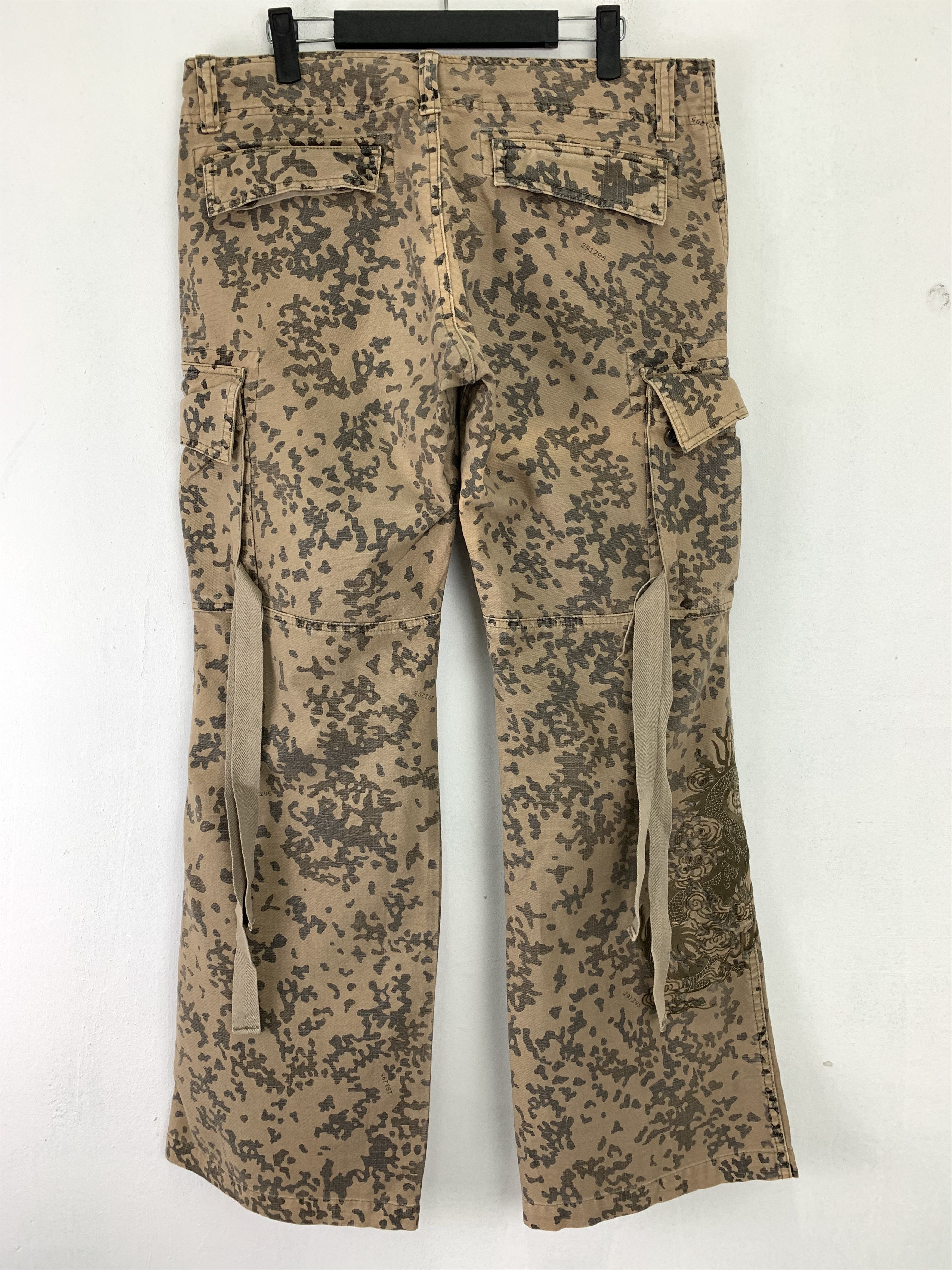 If Six Was Nine Cargo Pants Homme Multipocket Seditionaries Streetwear Size US 33 - 2 Thumbnail