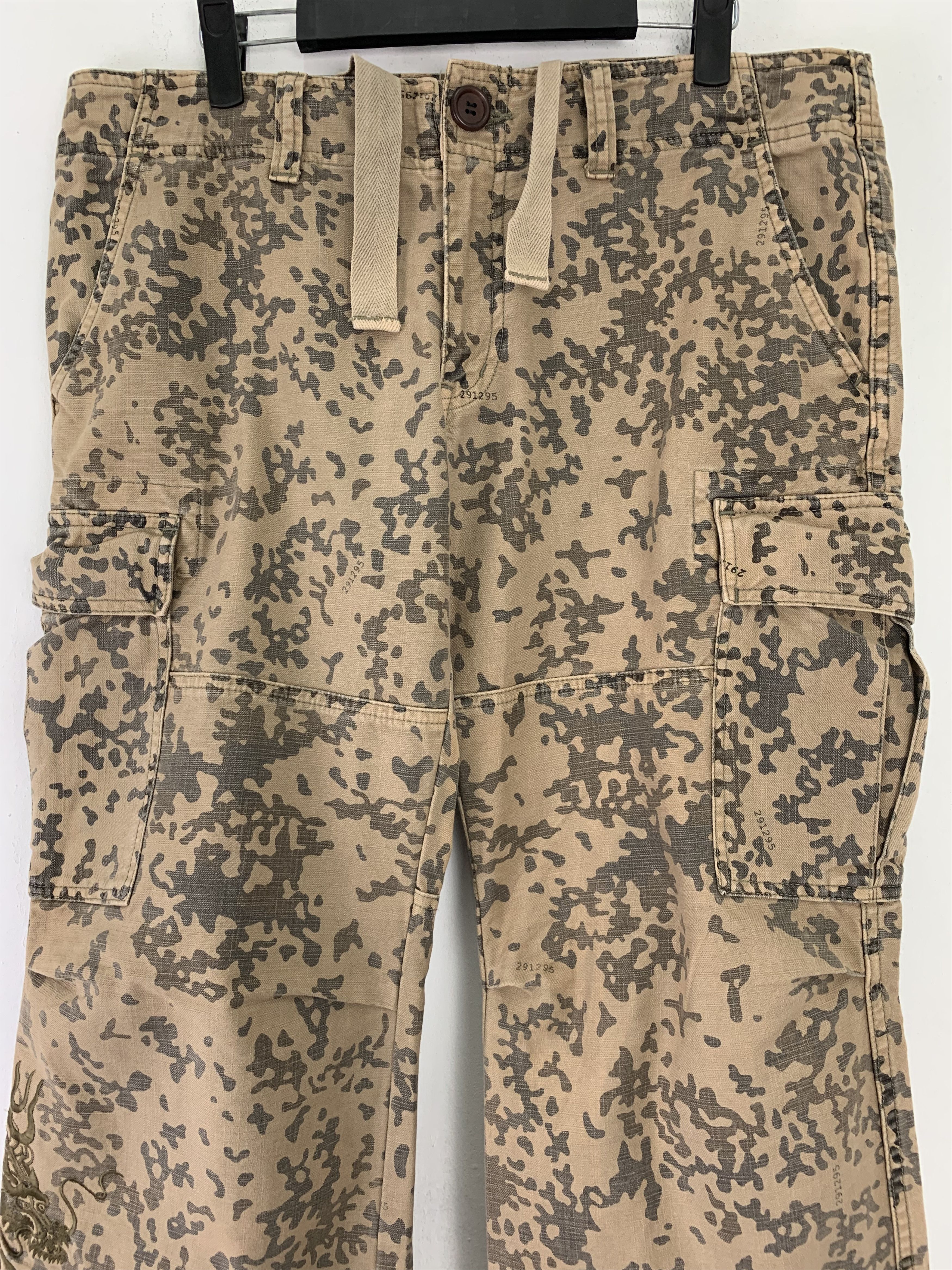 If Six Was Nine Cargo Pants Homme Multipocket Seditionaries Streetwear Size US 33 - 3 Thumbnail