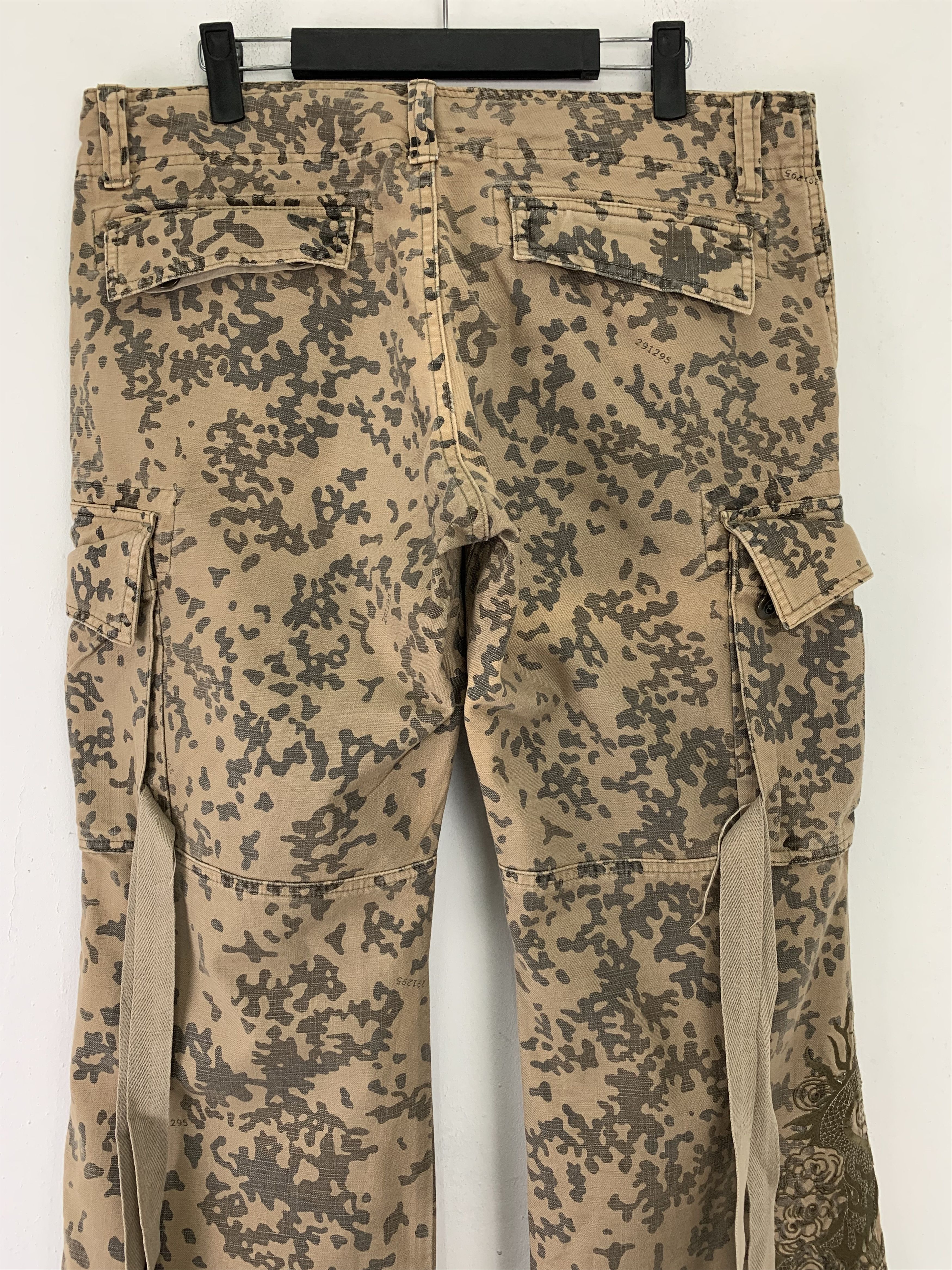If Six Was Nine Cargo Pants Homme Multipocket Seditionaries Streetwear Size US 33 - 11 Thumbnail