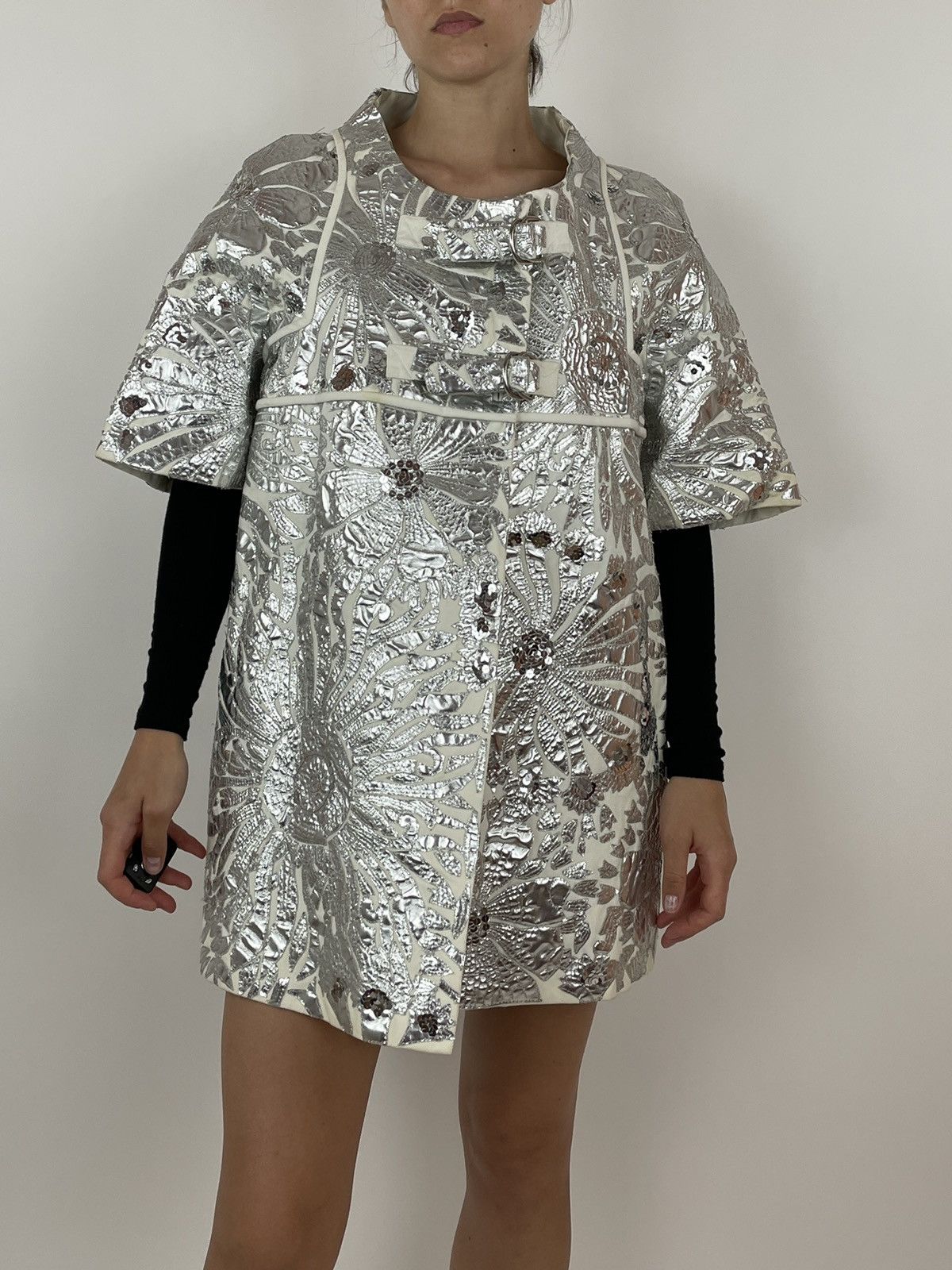Loewe LOEWE Silver coat Podium Fashion show Spring 2007 size 38 Size M / US 6-8 / IT 42-44 - 10 Thumbnail