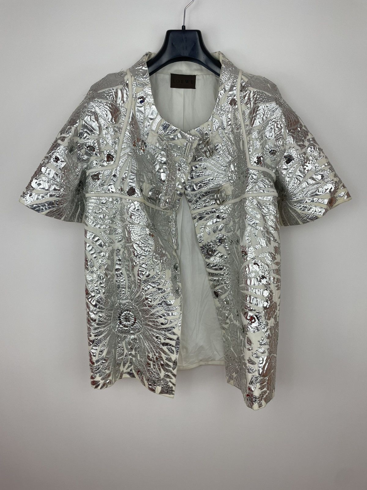 Loewe LOEWE Silver coat Podium Fashion show Spring 2007 size 38 Size M / US 6-8 / IT 42-44 - 22 Thumbnail