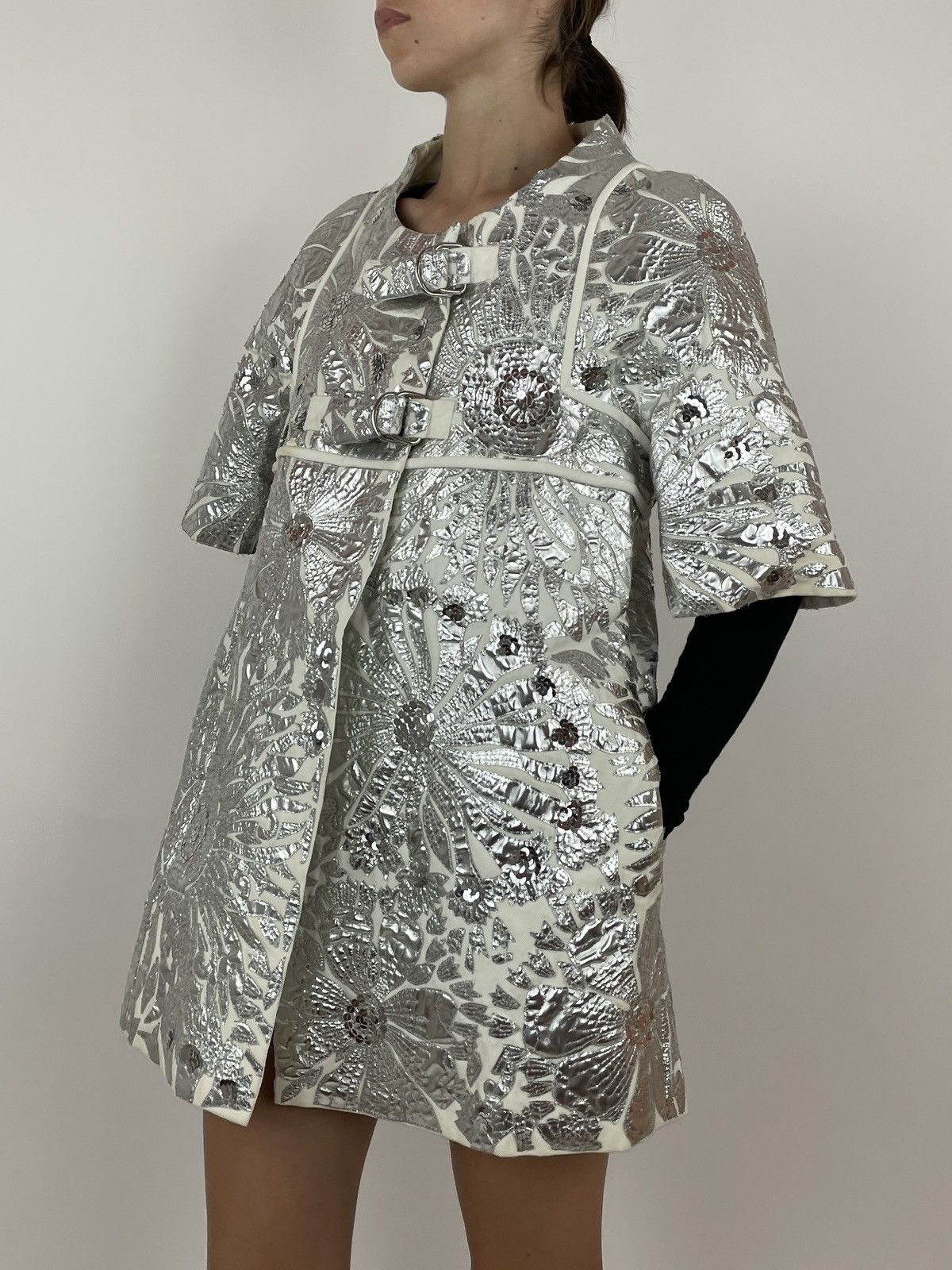Loewe LOEWE Silver coat Podium Fashion show Spring 2007 size 38 Size M / US 6-8 / IT 42-44 - 9 Thumbnail