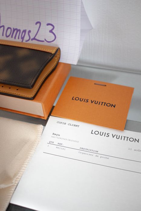 Louis Vuitton Wavy Blurry Monogram M81581 Pocket Organizer Virgil