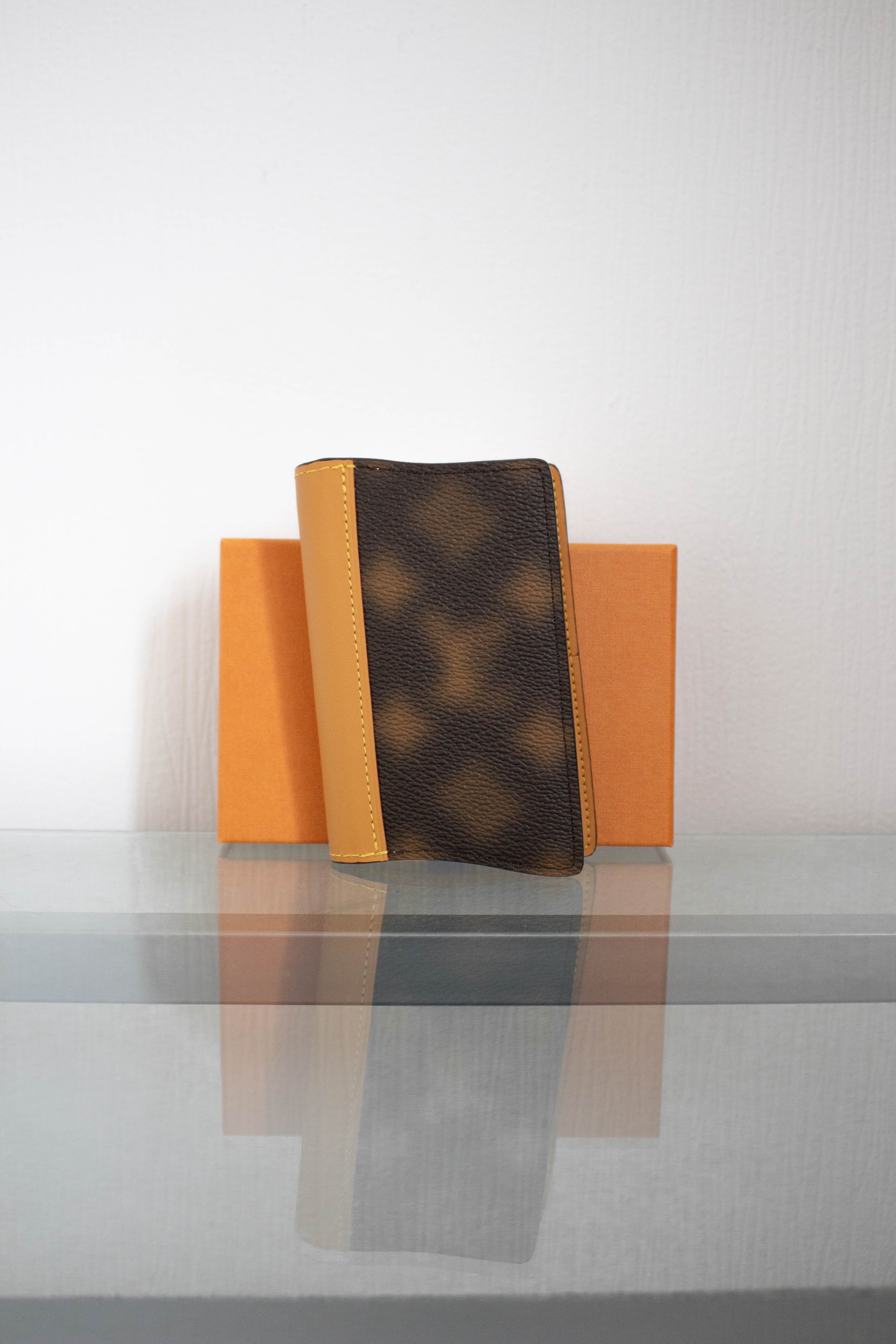 Louis Vuitton Pocket Organizer Blurry Monogram Brown in Coated