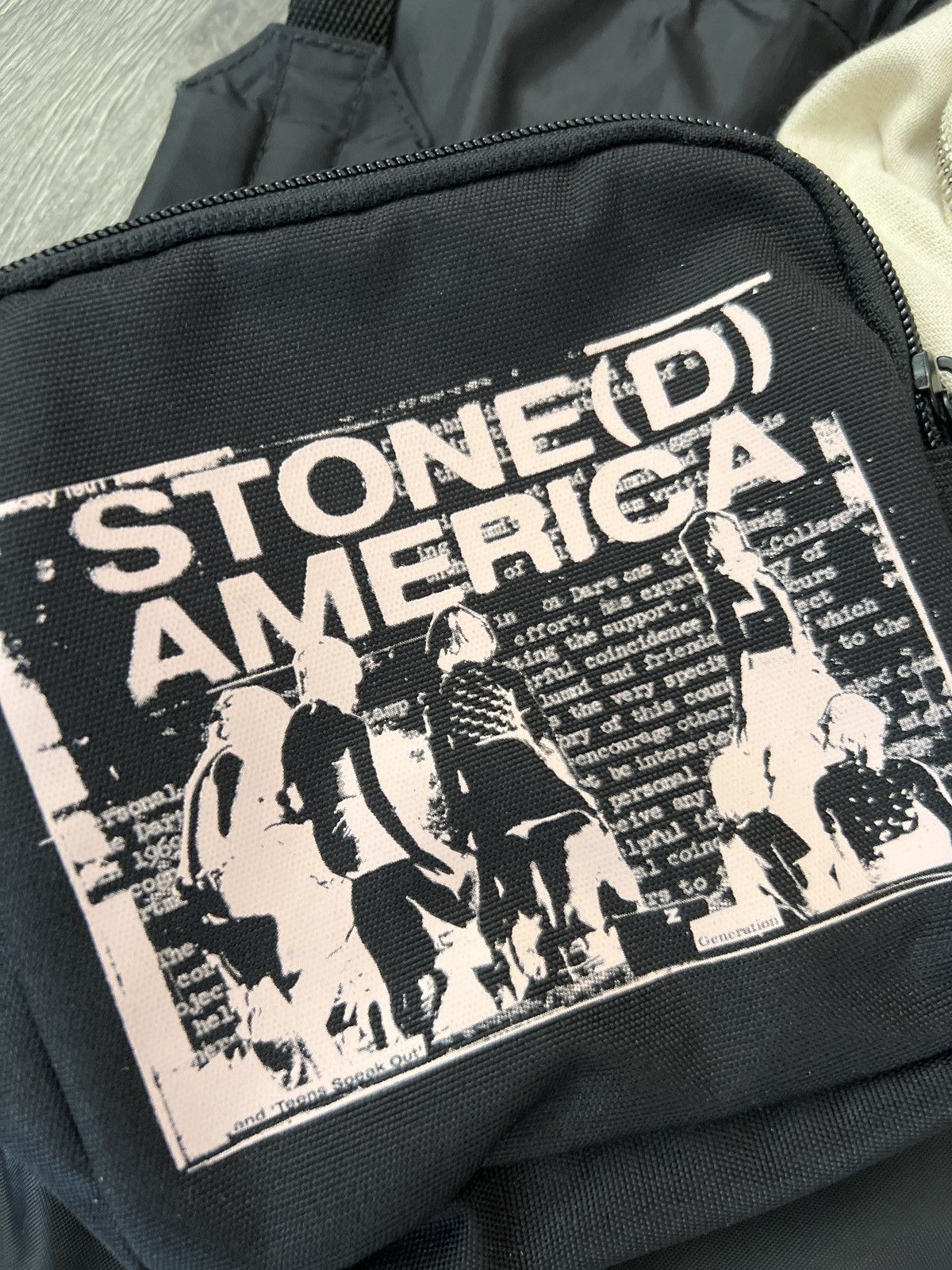 Eastpak × Raf Simons RAF SIMONS x EASTPAK Stoned America Bag