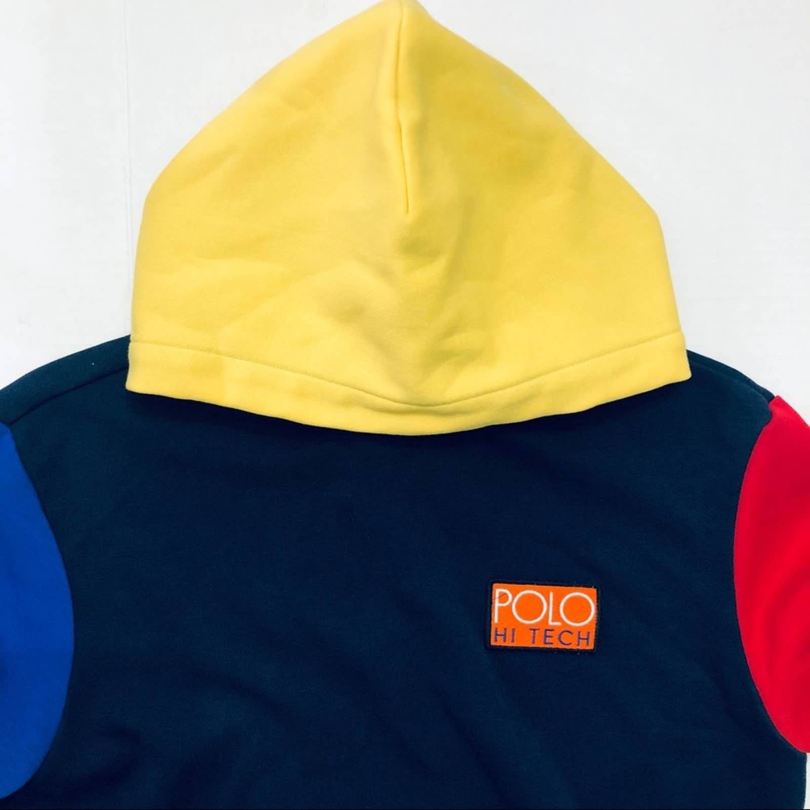Polo Ralph Lauren Polo Ralph Lauren Hi Tech Color-Blocked Hoodie XXL Size US XXL / EU 58 / 5 - 4 Thumbnail