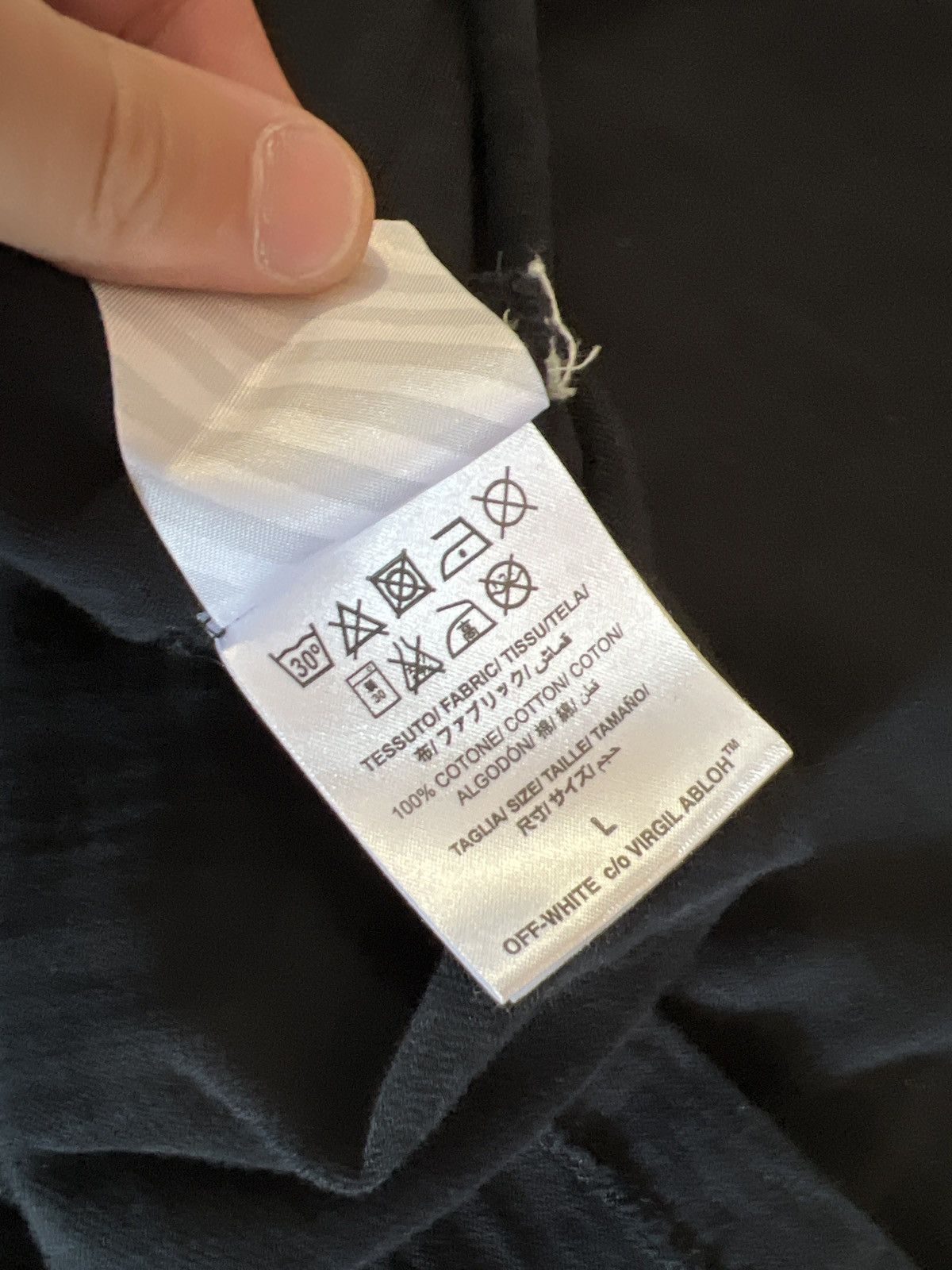 Off-White Mirror Mirror Finger Tee