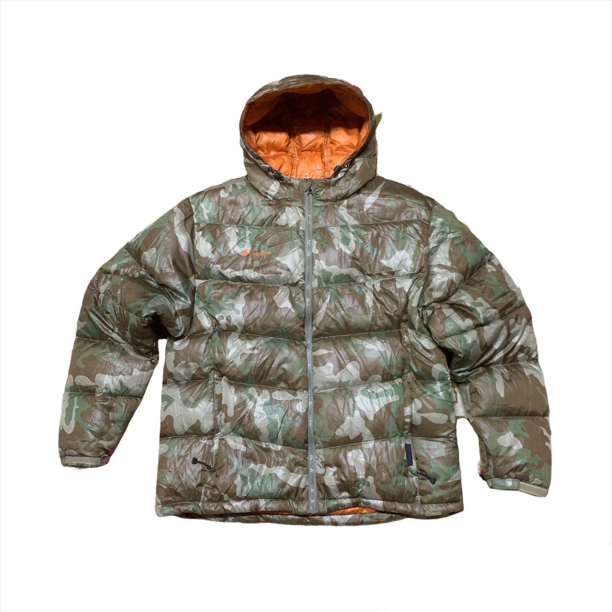Rare Vintage Columbia Camo Puffer Jacket
