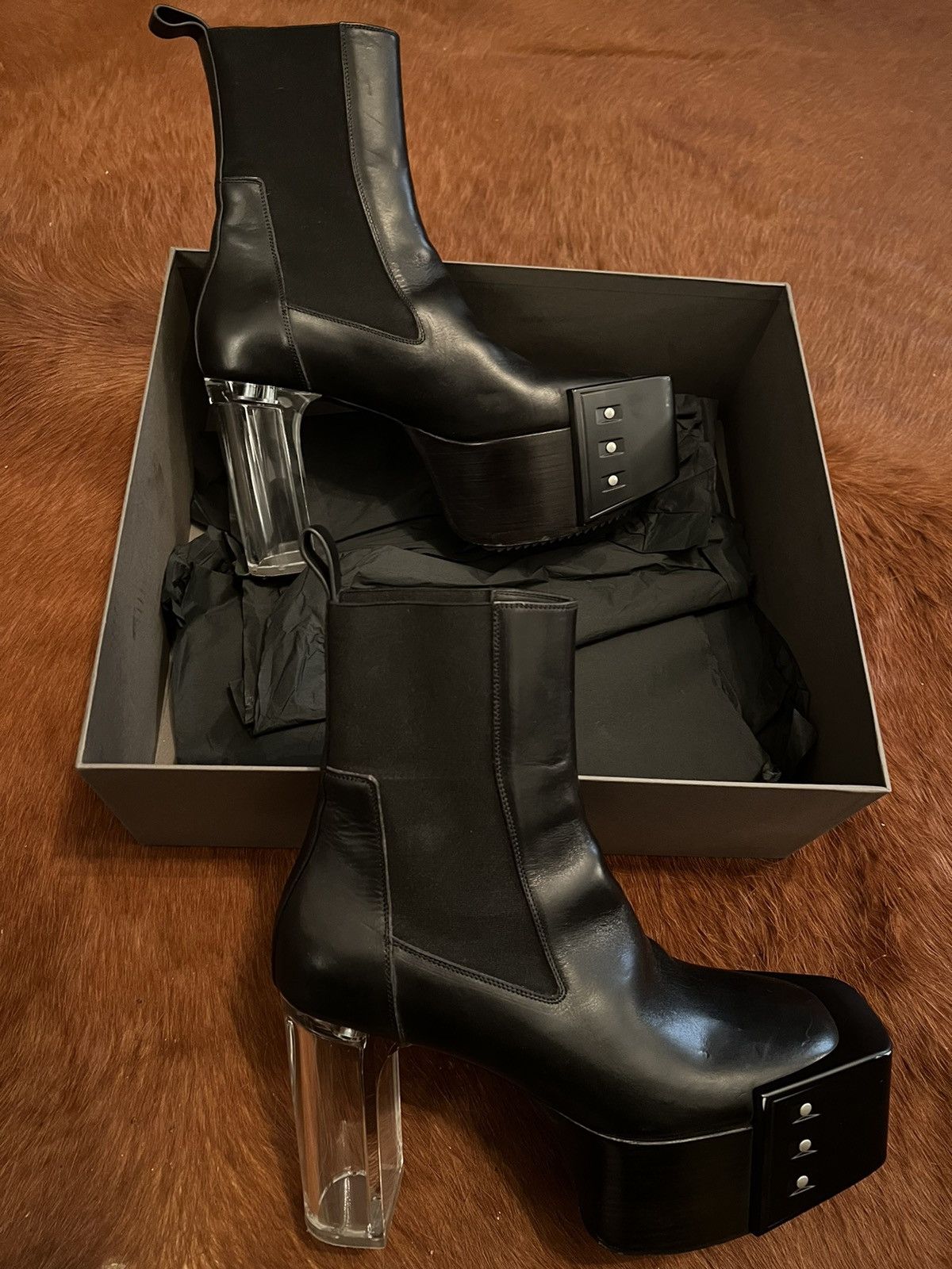 Rick Owens Rick Owens KISS boots! size 12 (45 EU) | Grailed Rick Owens Rick Owens KISS boots! size 12 (45 EU) | Grailed