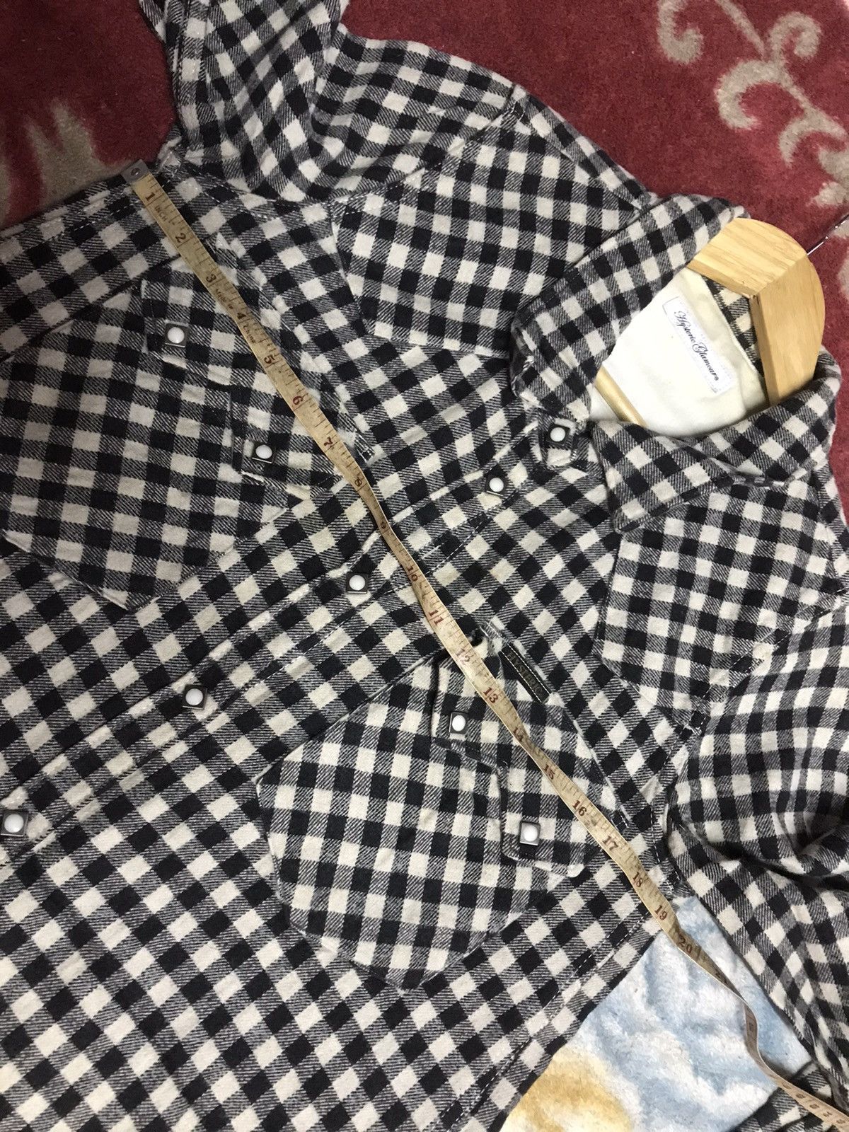 Designer × Hysteric Glamour × Japanese Brand Hysteric Glamour flannel Shirt Size M / US 6-8 / IT 42-44 - 5 Thumbnail