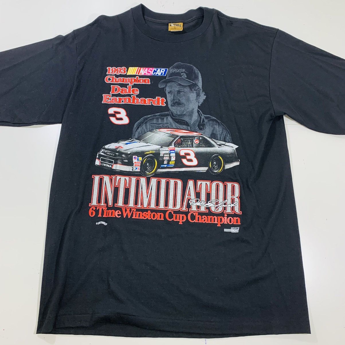 Vintage Vtg 1993 Dale Earnhardt Intimidator Winston Cup T-Shirt XL ...