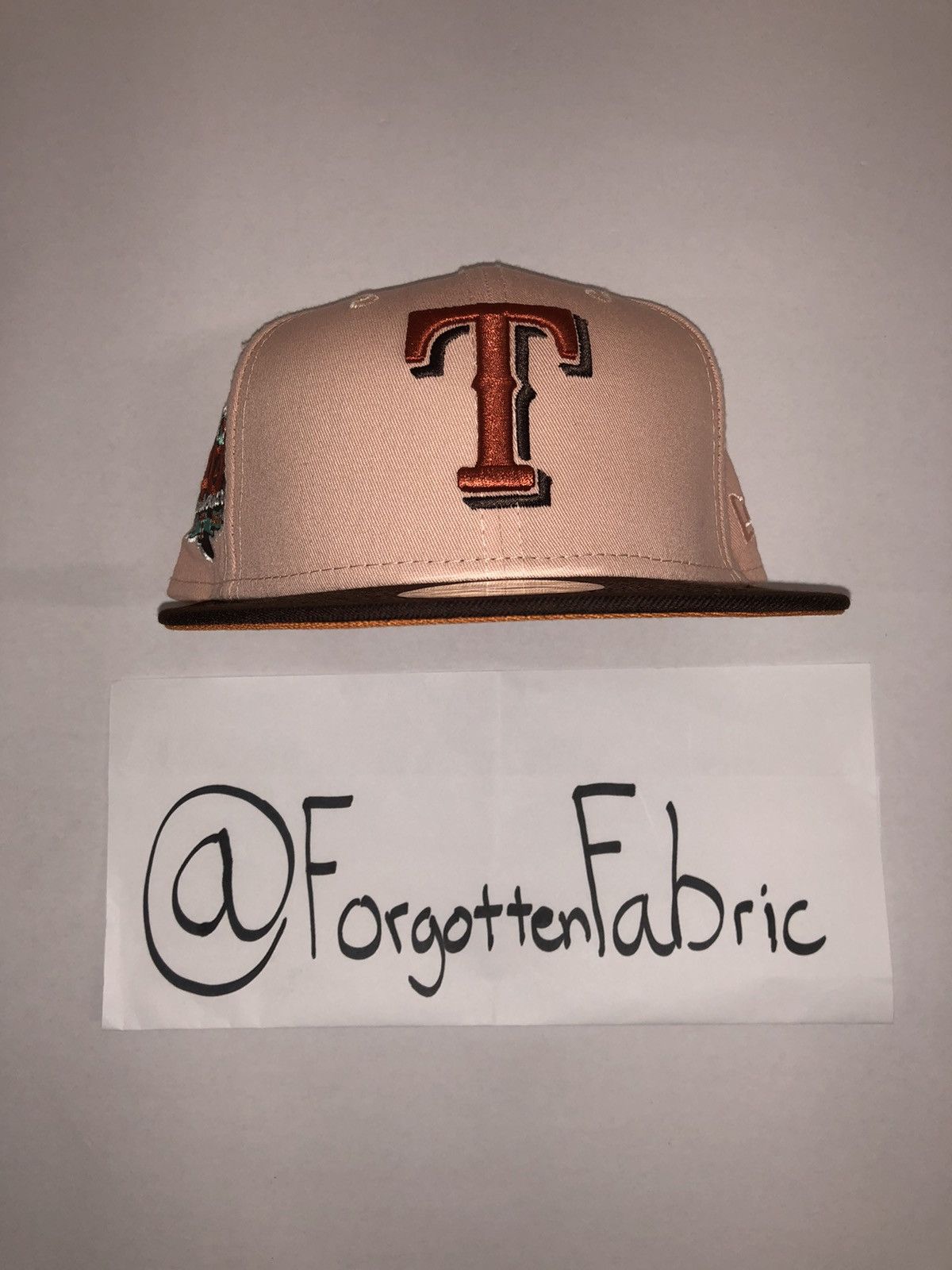 Texas Rangers 40th Anniversary Fall Orange Brim 7 1/2