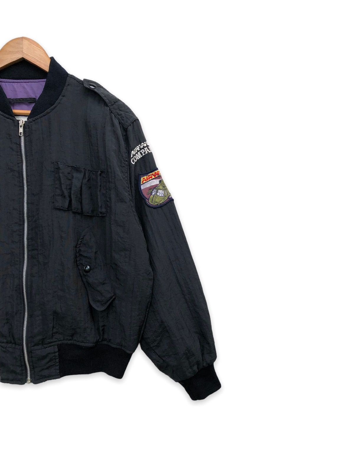 Vintage 🔥F/W 1987 AIR WOLF US AIR FORCE FLIGHT BOMBER JACKET Size US M / EU 48-50 / 2 - 5 Thumbnail