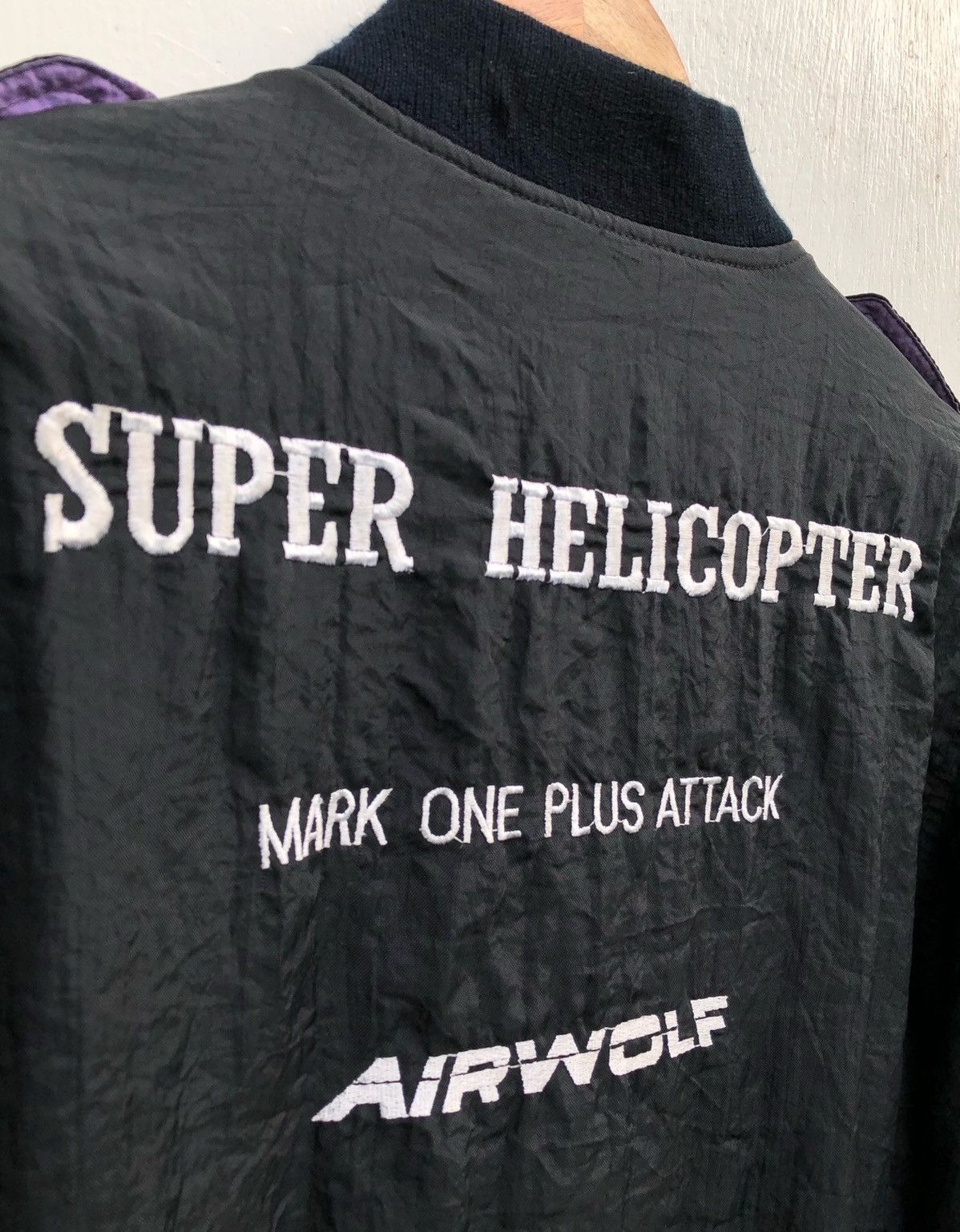 Vintage 🔥F/W 1987 AIR WOLF US AIR FORCE FLIGHT BOMBER JACKET Size US M / EU 48-50 / 2 - 11 Thumbnail