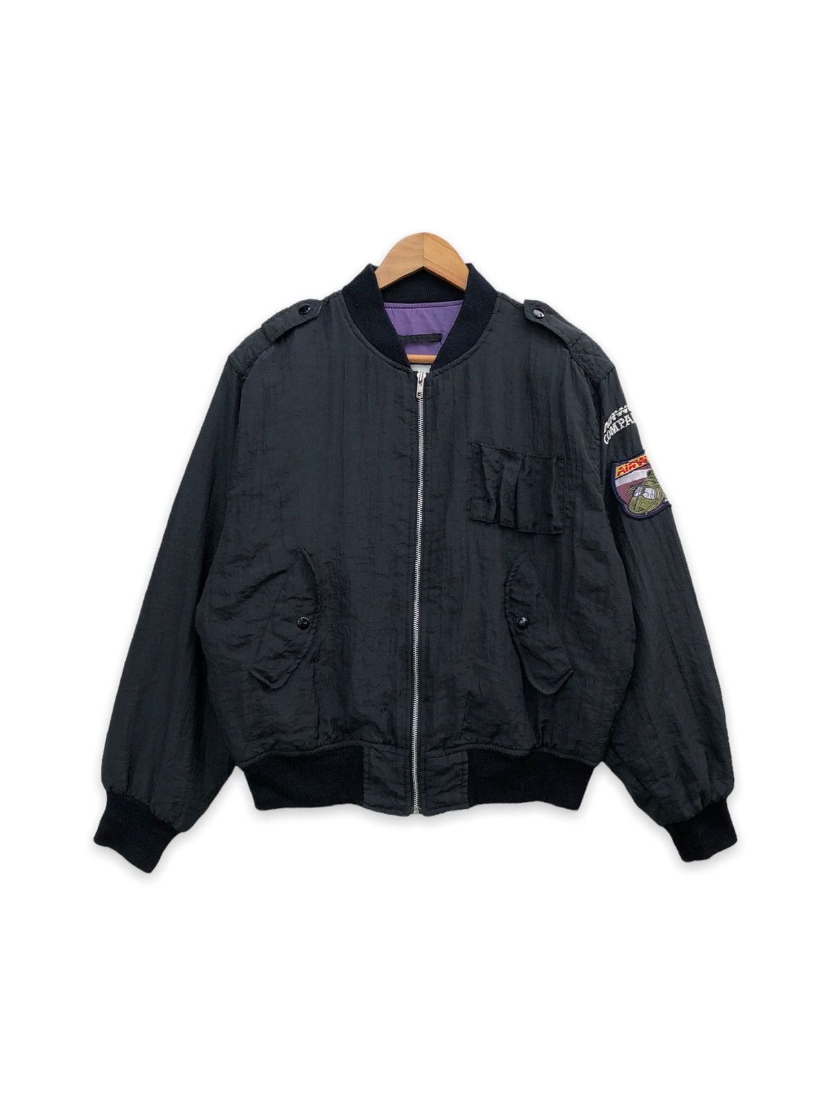 Vintage 🔥FW1987 AIR WOLF US AIR FORCE FLIGHT BOMBER JACKET