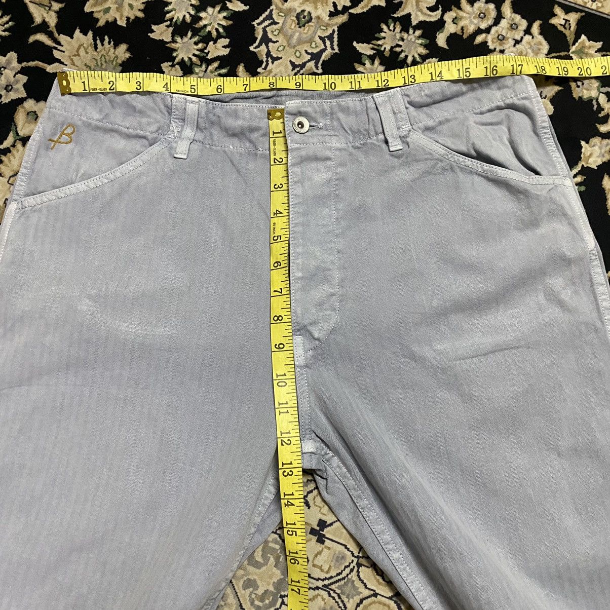Vintage Vintage Birdwell Beach Britches HBT Work Pants Size US 34 / EU 50 - 21 Thumbnail