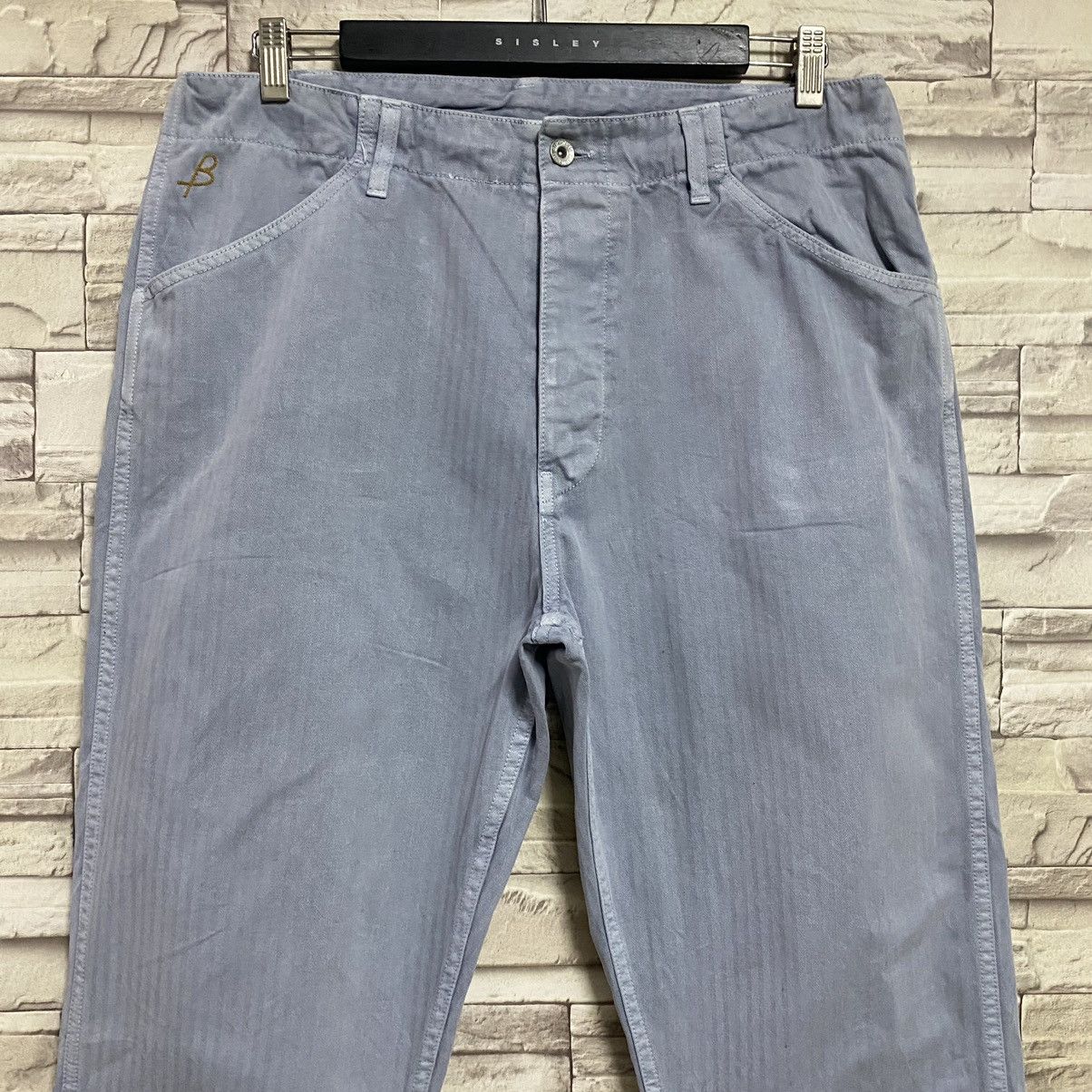 Vintage Vintage Birdwell Beach Britches HBT Work Pants Size US 34 / EU 50 - 4 Thumbnail