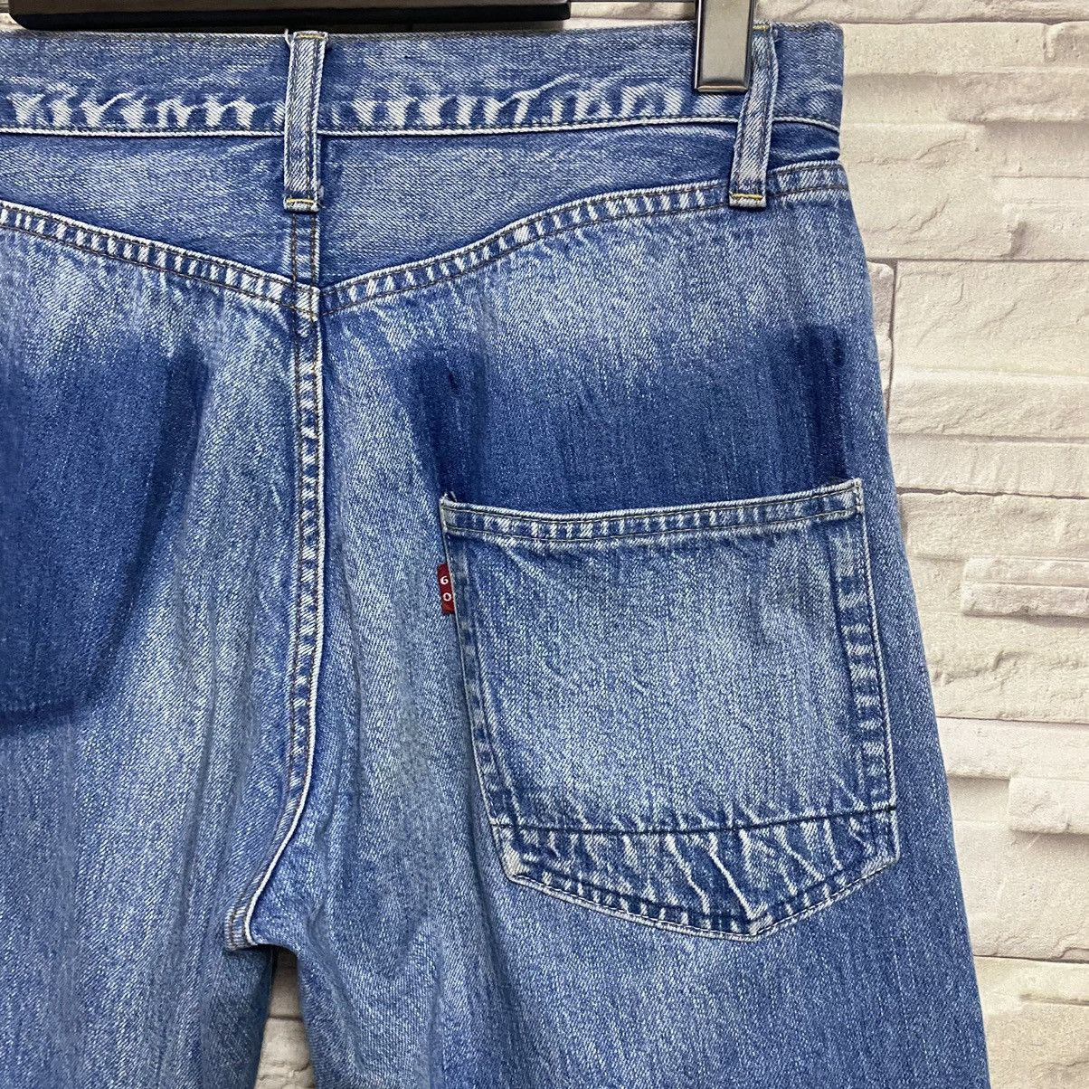 Japanese Brand Remake GO TO HOLLYWOOD Denim Selvedge Flare Jeans Size US 29 - 14 Thumbnail