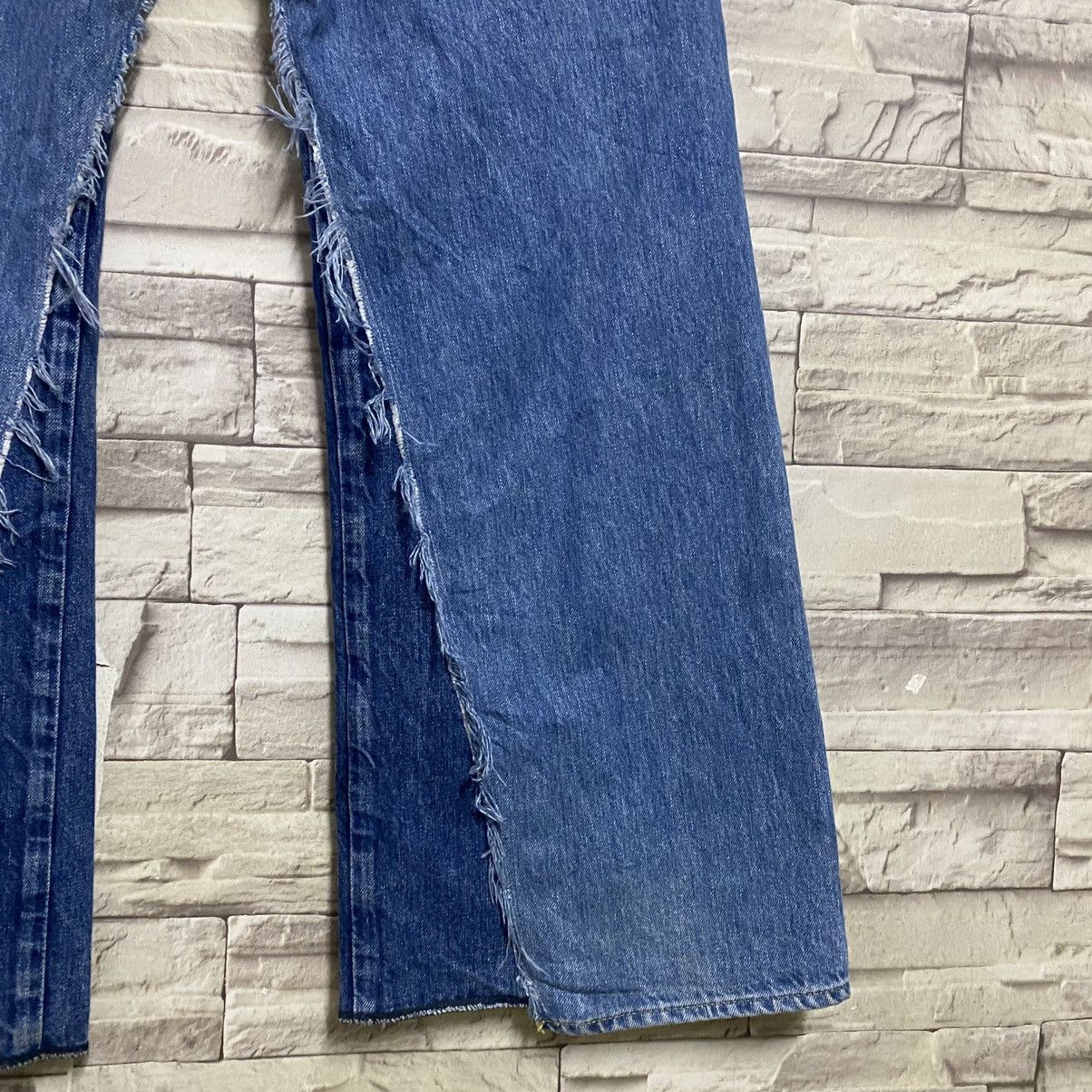 Japanese Brand Remake GO TO HOLLYWOOD Denim Selvedge Flare Jeans Size US 29 - 15 Thumbnail