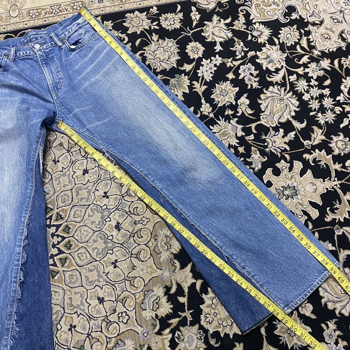 Japanese Brand Remake GO TO HOLLYWOOD Denim Selvedge Flare Jeans Size US 29 - 23 Thumbnail