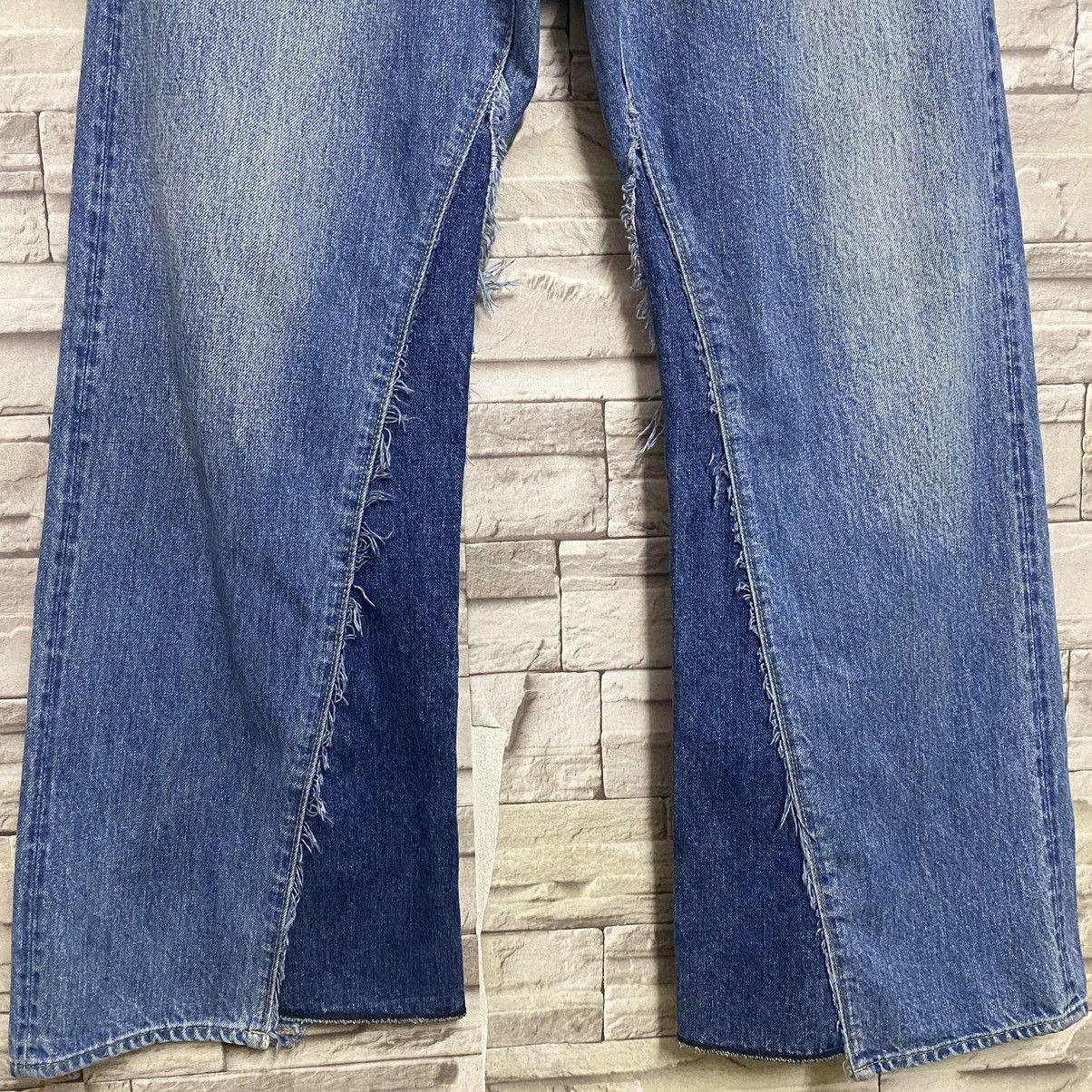 Japanese Brand Remake GO TO HOLLYWOOD Denim Selvedge Flare Jeans Size US 29 - 8 Thumbnail