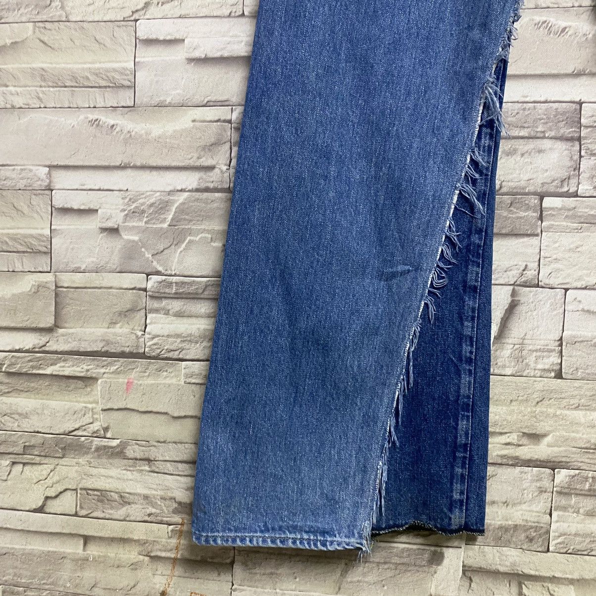 Japanese Brand Remake GO TO HOLLYWOOD Denim Selvedge Flare Jeans Size US 29 - 16 Thumbnail