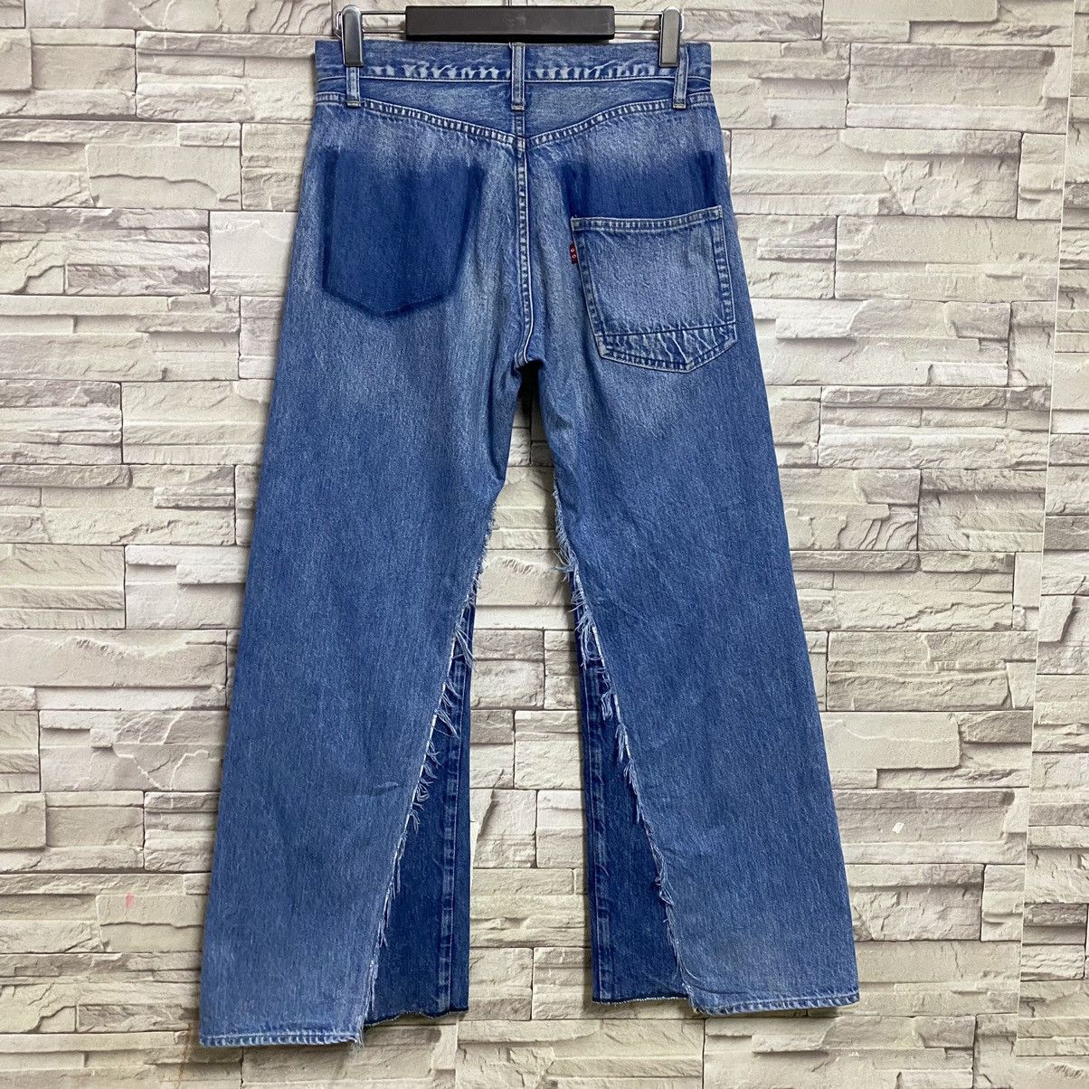Japanese Brand Remake GO TO HOLLYWOOD Denim Selvedge Flare Jeans Size US 29 - 10 Thumbnail