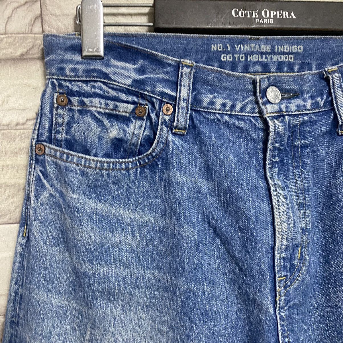 Japanese Brand Remake GO TO HOLLYWOOD Denim Selvedge Flare Jeans Size US 29 - 6 Thumbnail