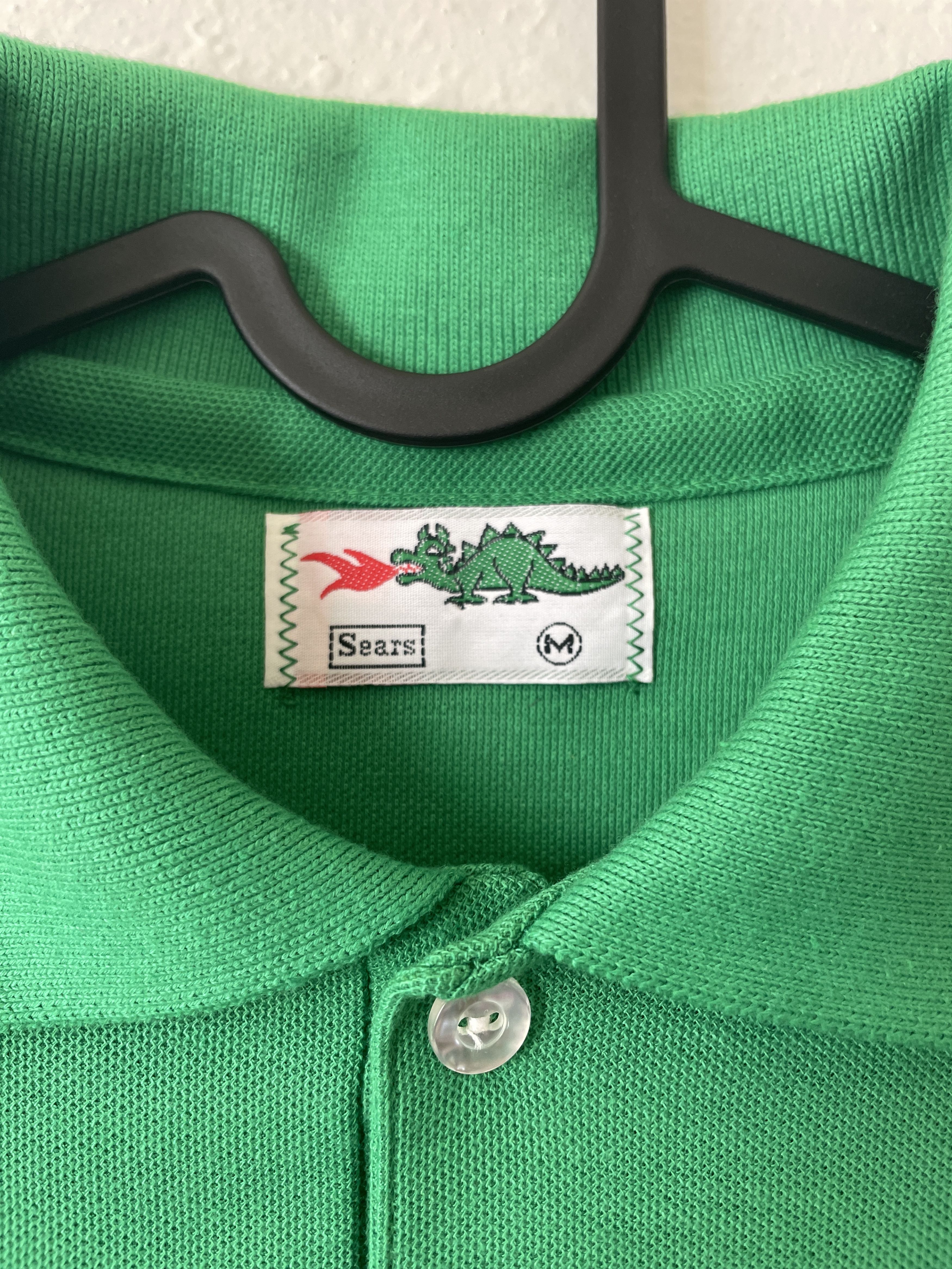 Made In Usa × Sears × Vintage 80s SEARS BRAGGIN' DRAGON POLO
