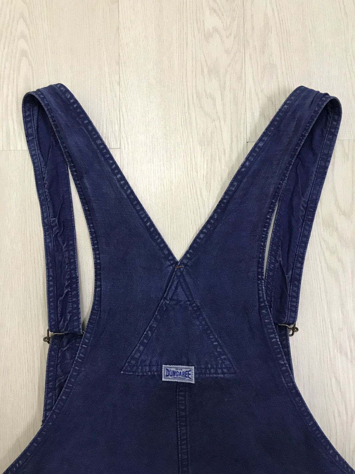 Japanese Brand × Vintage Vintage Denim Overall Rider Dungaree Paint Flash Design Size US 37 - 13 Thumbnail