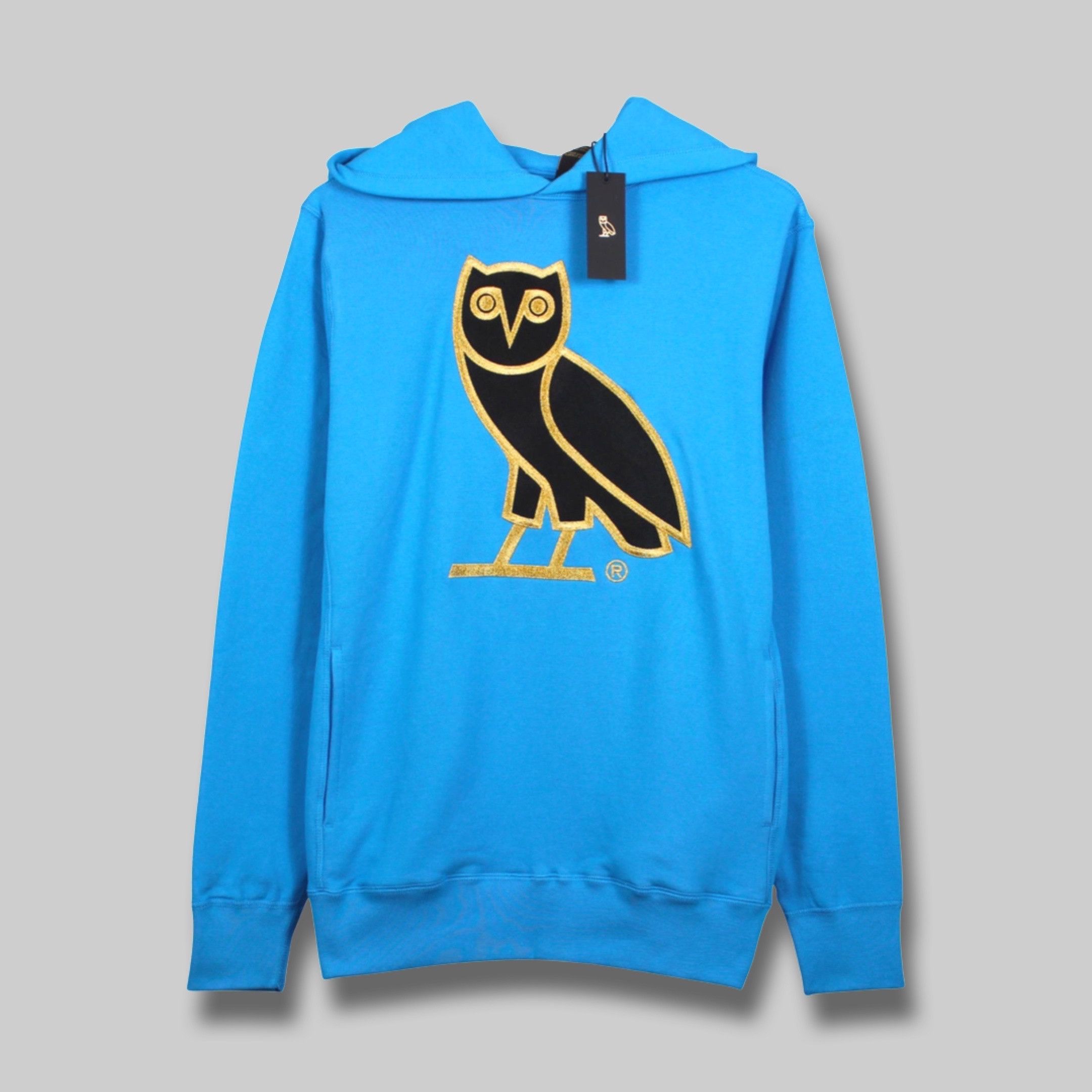 Drake OVO OG OWL HOODIE LAGUNA BABY BLUE - XXXL (3XL) Size US XXL / EU 58 / 5 - 1 Thumbnail