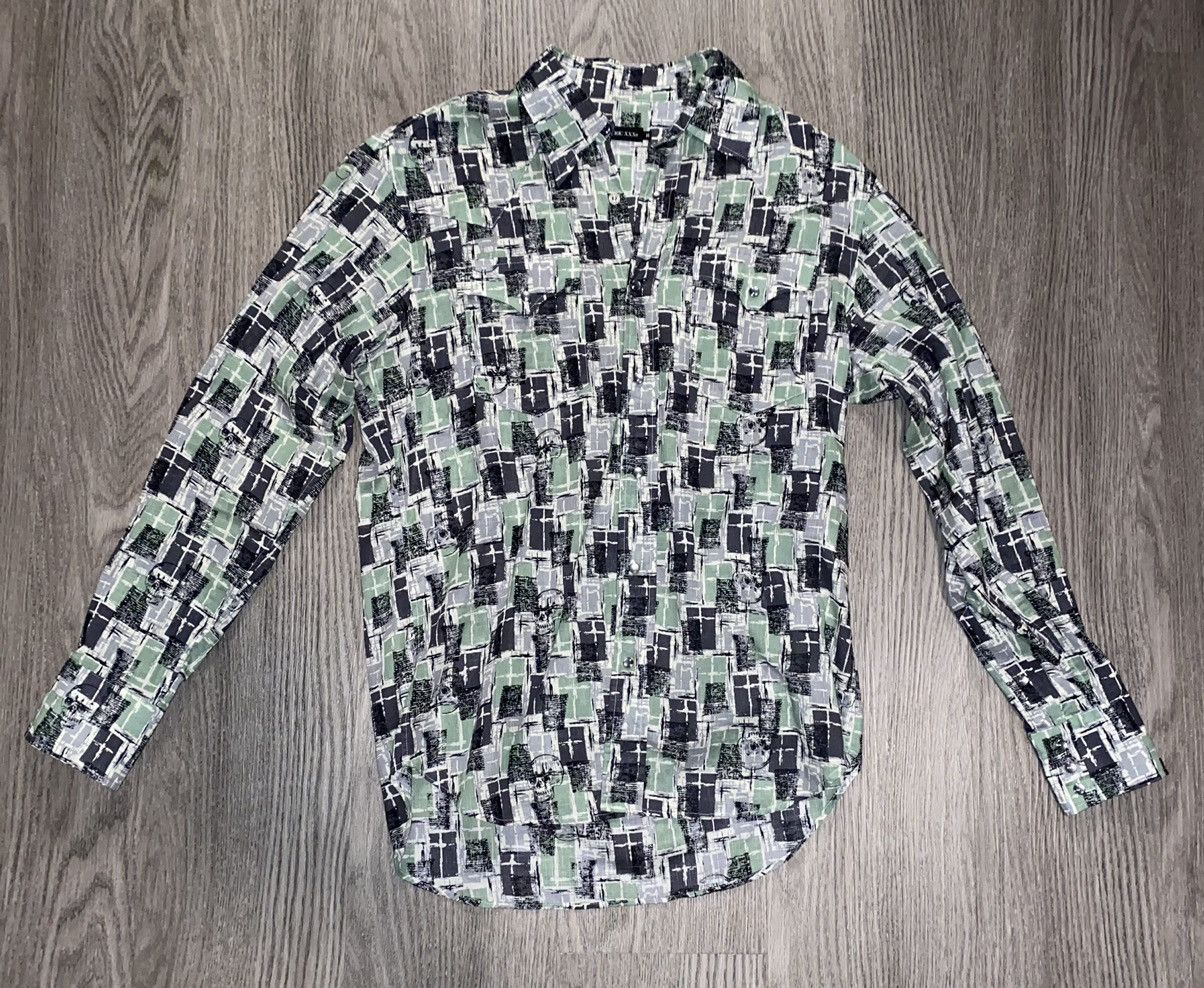 Hysteric Glamour HYSTERIC GLAMOUR SKULL BUTTON UP DRESS SHIRT Size US M / EU 48-50 / 2 - 1 Thumbnail