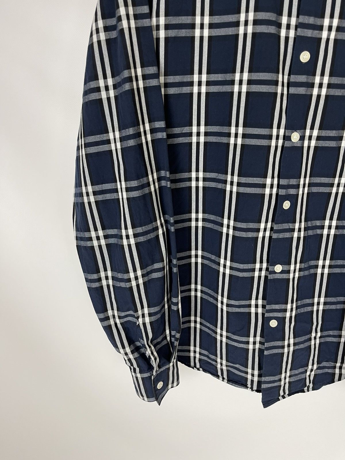 Flannel Sandro Paris checkered long sleeve shirt Size US XL / EU 56 / 4 - 3 Thumbnail