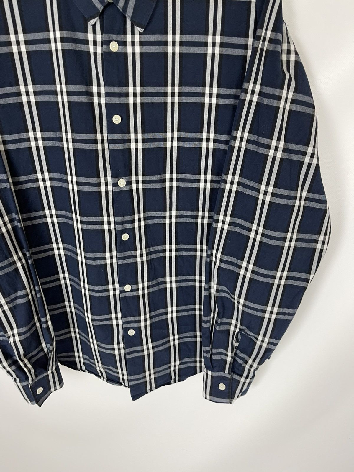 Flannel Sandro Paris checkered long sleeve shirt Size US XL / EU 56 / 4 - 5 Thumbnail