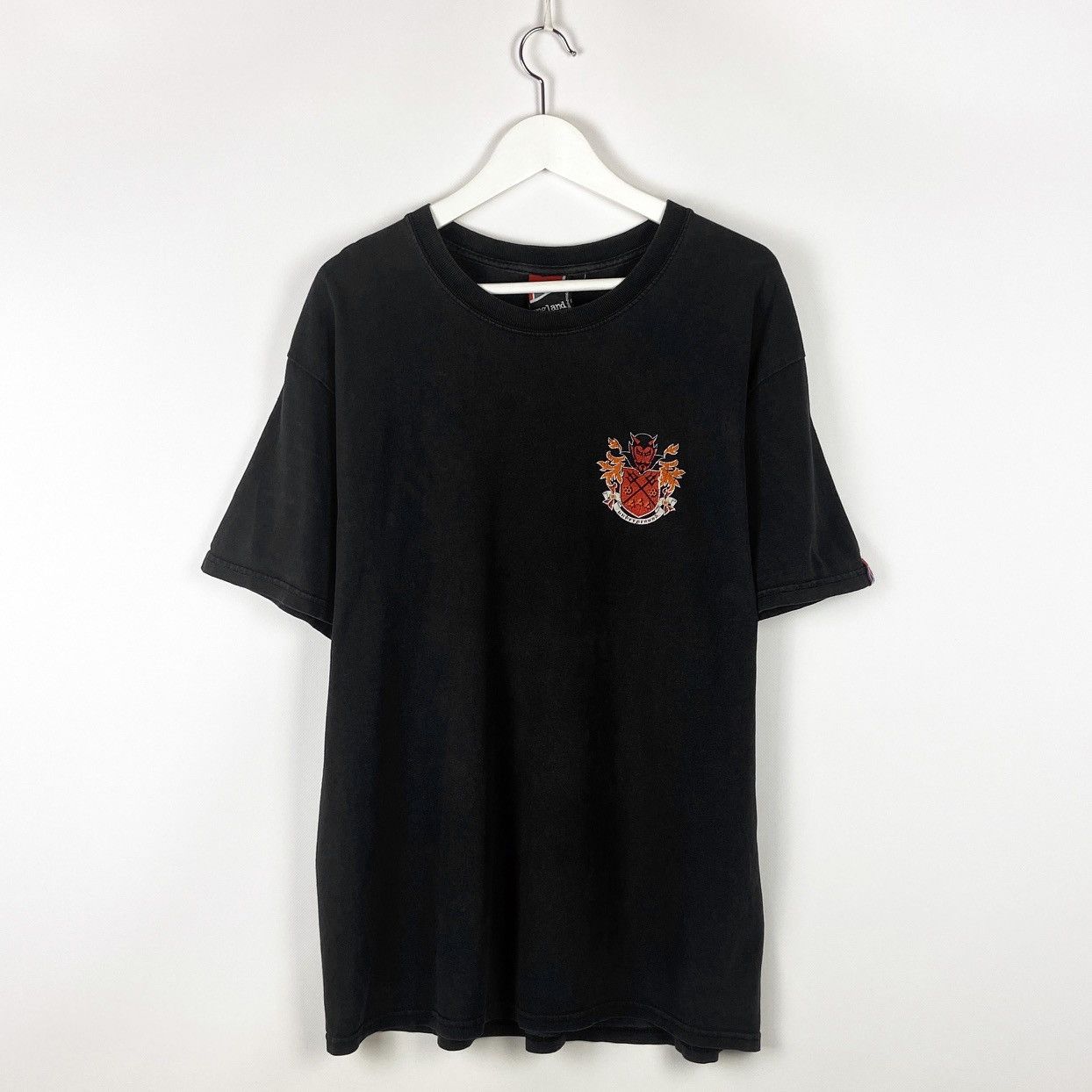 Vintage Vintage 90s Underground England 666 Devil Flame Rare tee Size US L / EU 52-54 / 3 - 2 Thumbnail