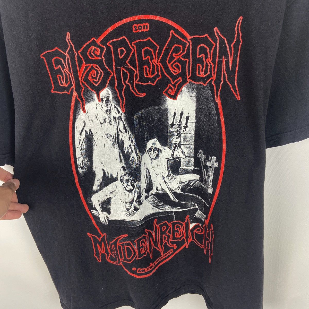 Band Tees Vintage 00s Eisregen Madenreich IchZombie Deutsch rock tee Size US M / EU 48-50 / 2 - 3 Thumbnail