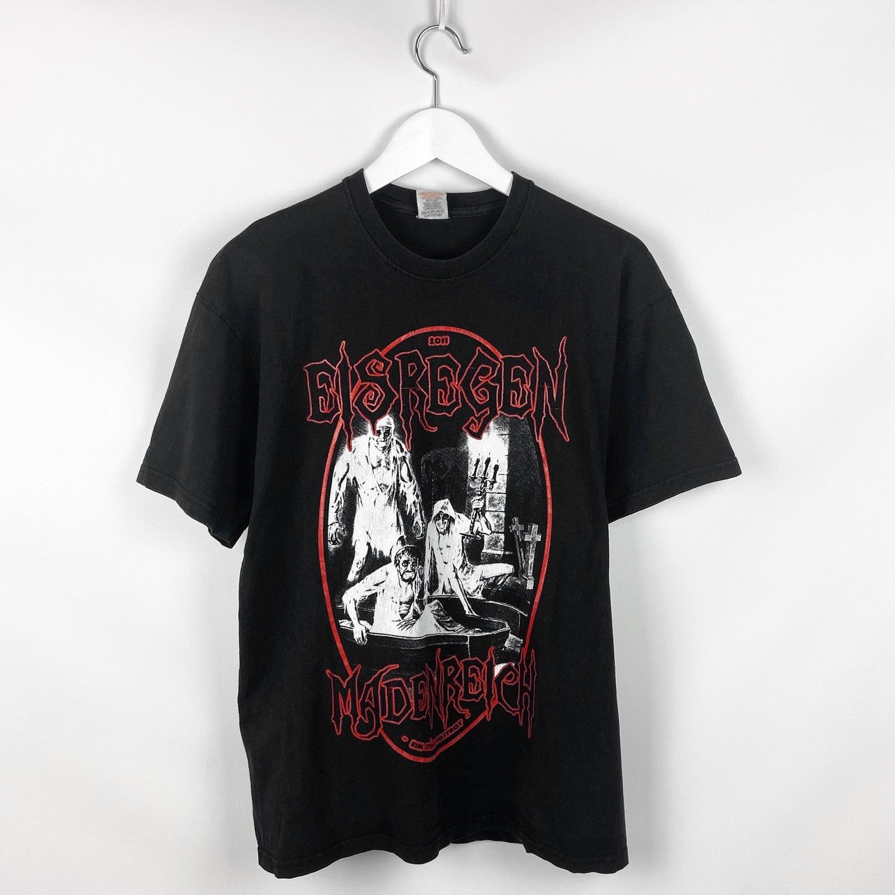 Band Tees Vintage 00s Eisregen Madenreich IchZombie Deutsch rock tee Size US M / EU 48-50 / 2 - 1 Thumbnail