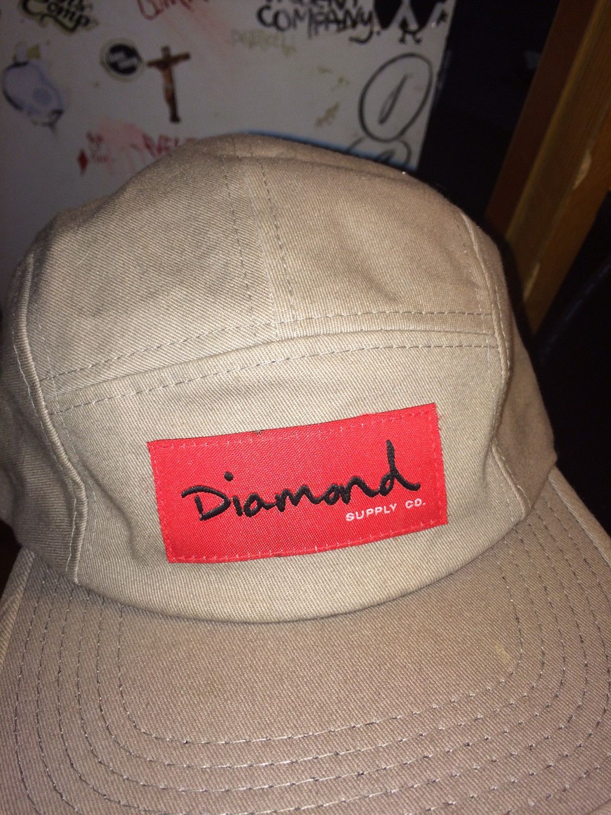 Diamond supply 5 panel hot sale cap