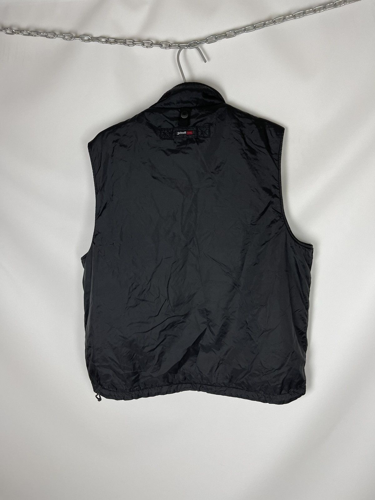 Schott 2 in 1 Schott NYC vintage shimmer jacket + vest gilet Size US L / EU 52-54 / 3 - 16 Thumbnail