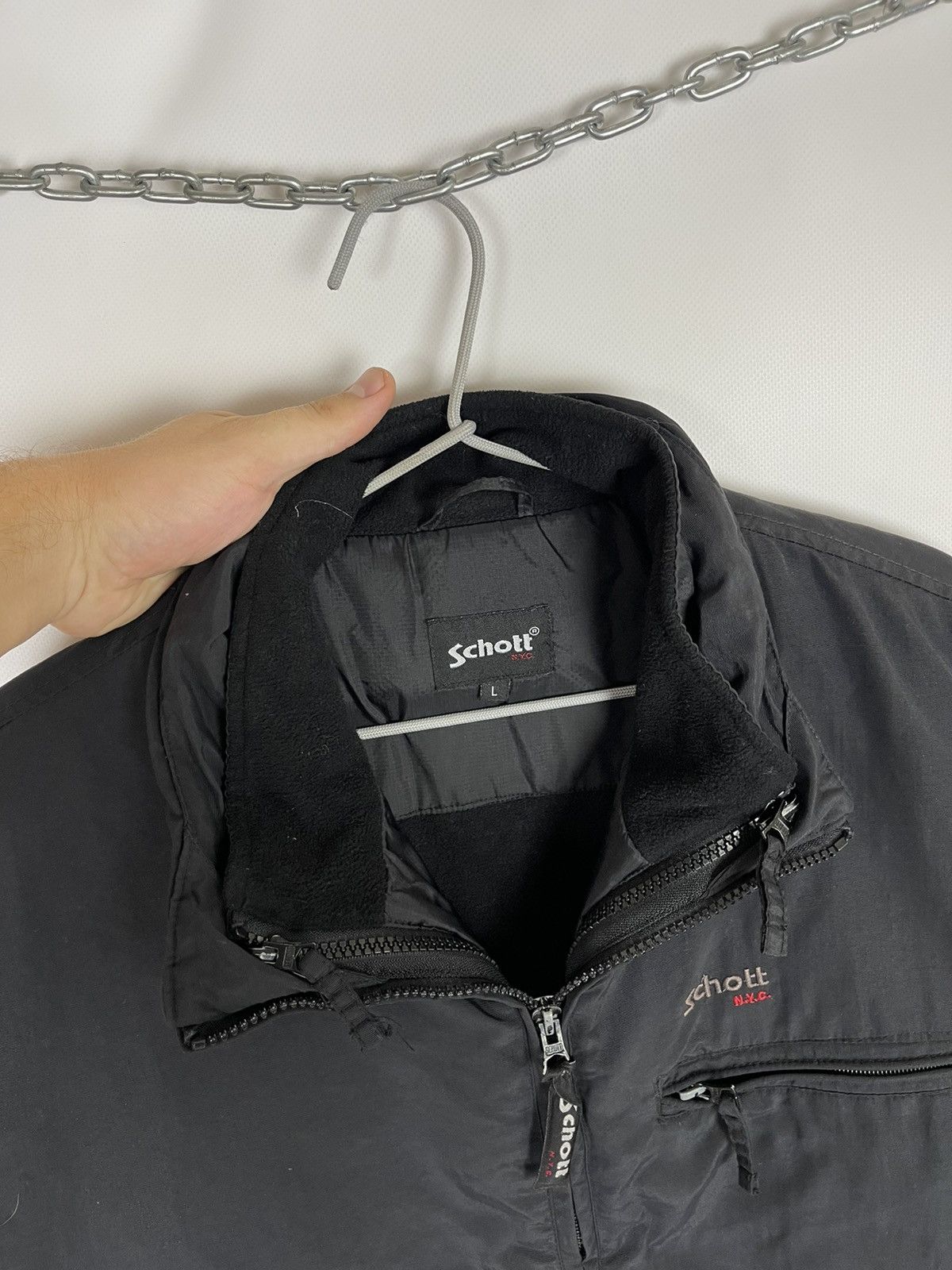 Schott 2 in 1 Schott NYC vintage shimmer jacket + vest gilet Size US L / EU 52-54 / 3 - 7 Thumbnail