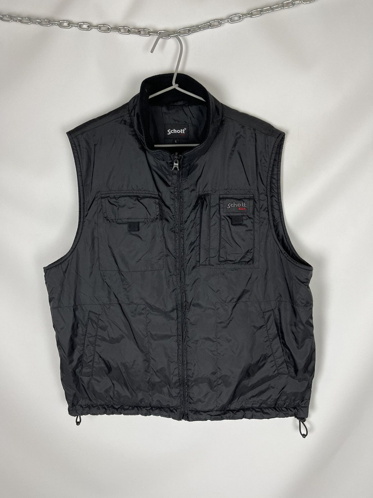 Schott 2 in 1 Schott NYC vintage shimmer jacket + vest gilet Size US L / EU 52-54 / 3 - 2 Thumbnail