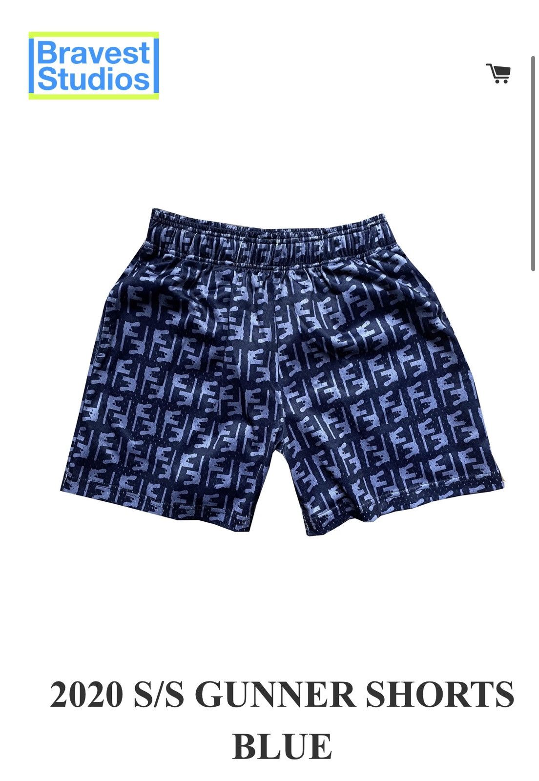Bravest Studios S/S Gunner Blue Shorts