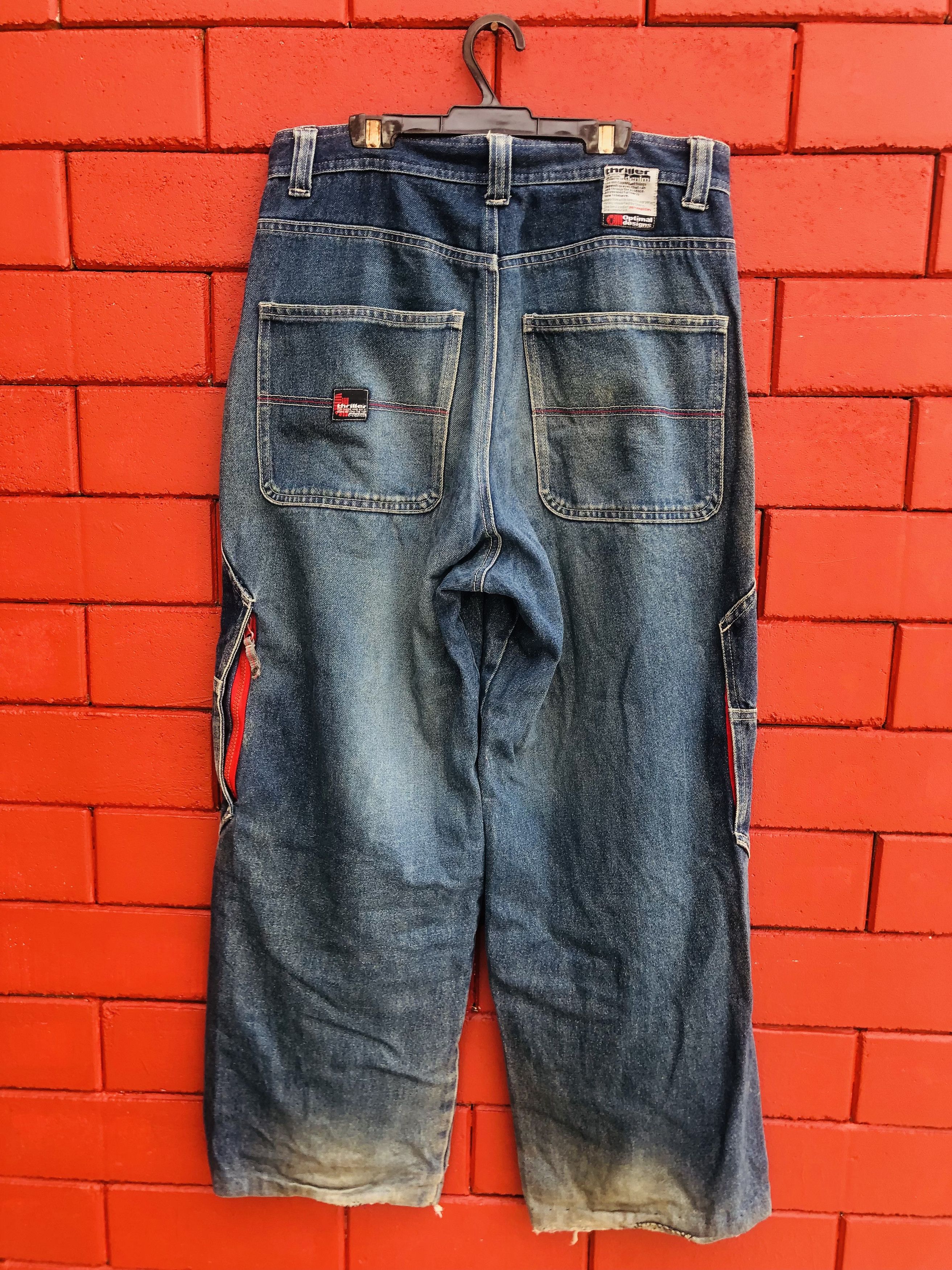 Japanese Brand Vintage Thriller Hip Hop Streetwear Designer Fashion Style Size US 31 - 2 Thumbnail