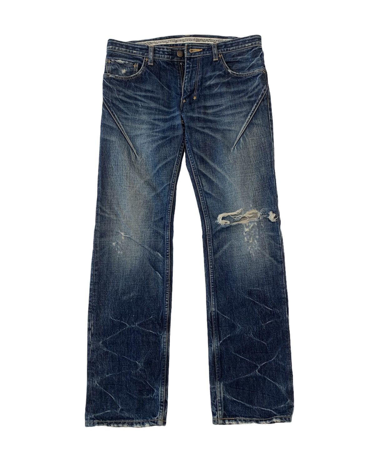 image of Number N Ine Ss07 “About A Boy” Blue Denim, Men's (Size 32)