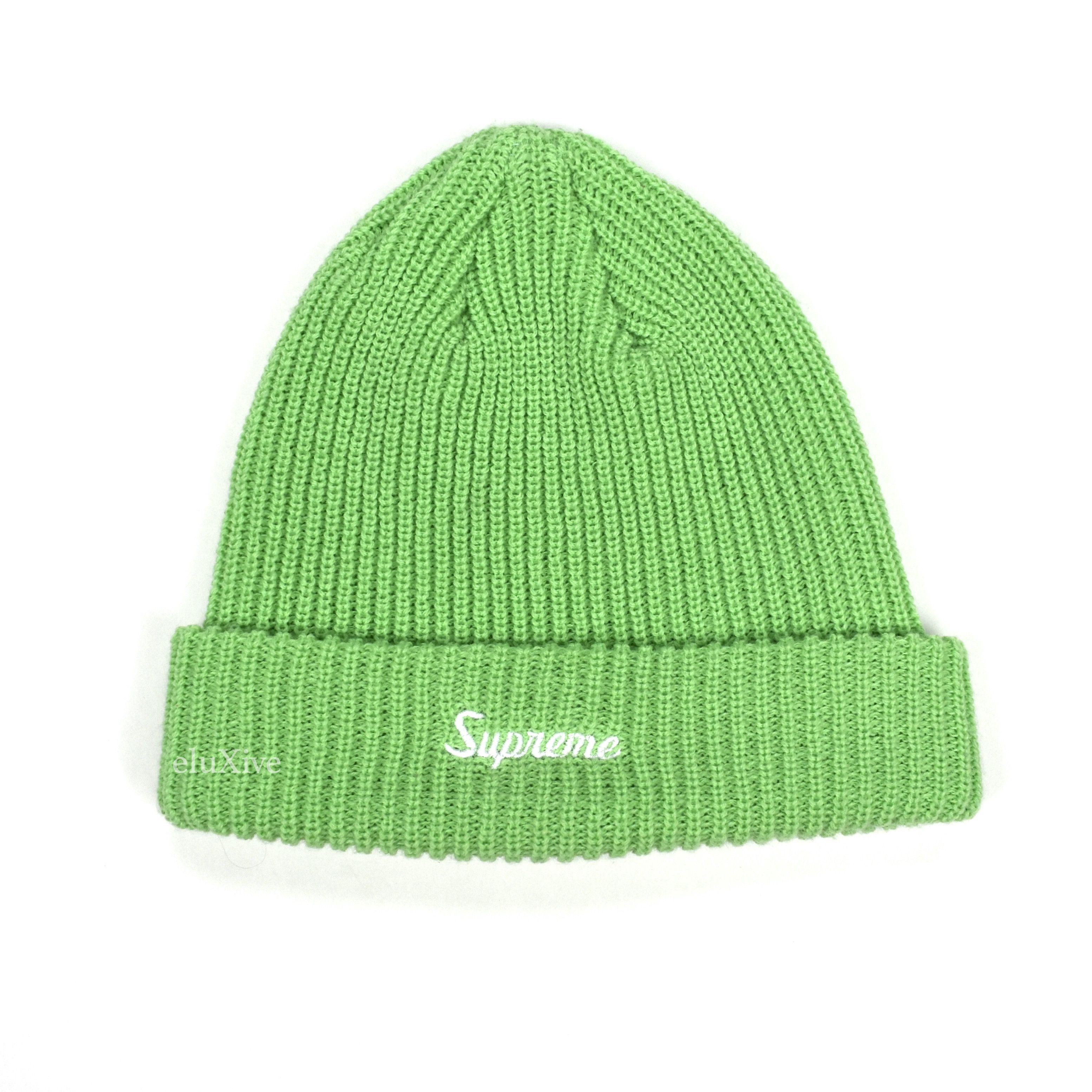 Supreme Loose Gauge Beanie Green | Grailed