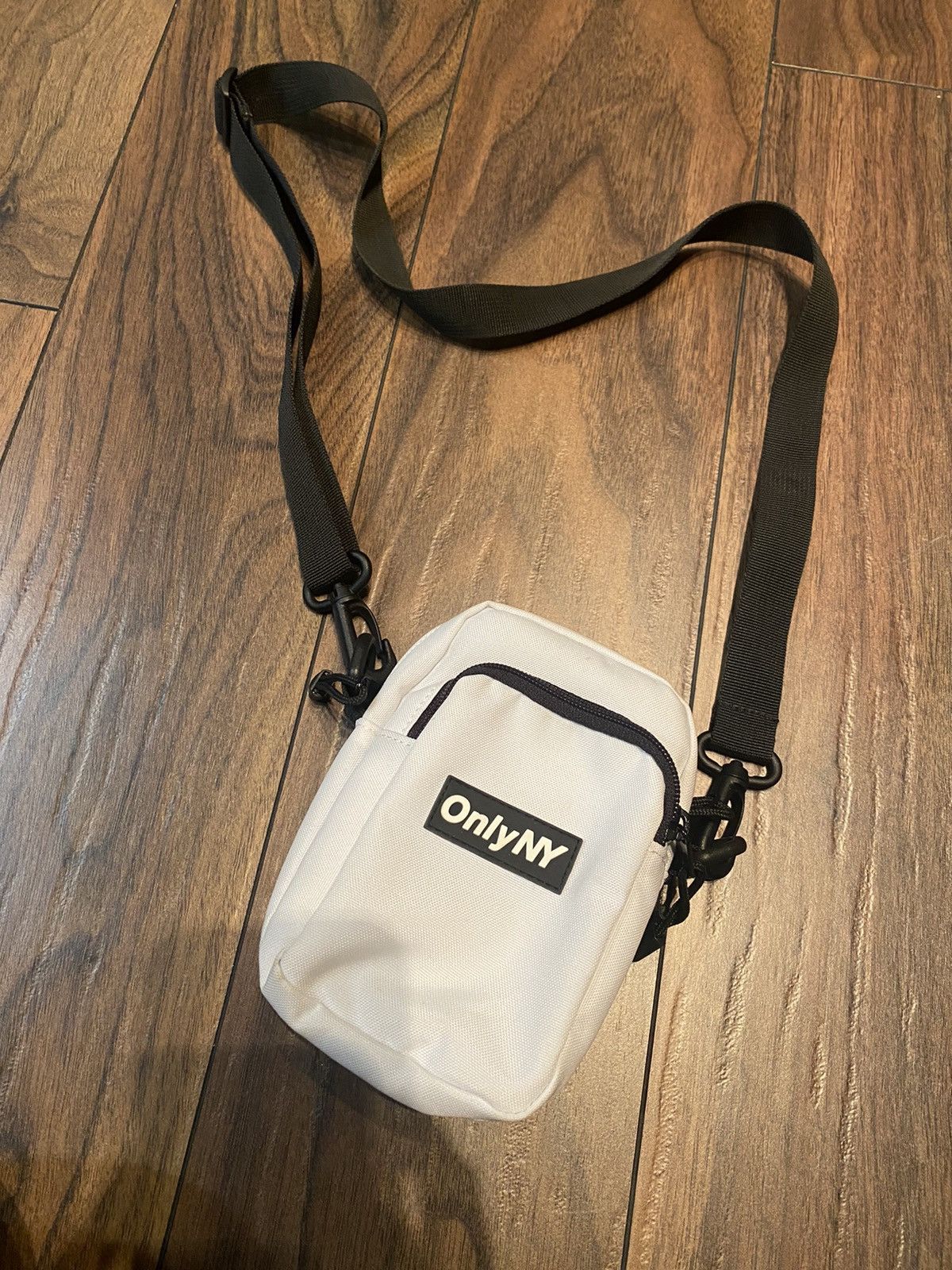 Only New York Cordura Side Bag White Brand New