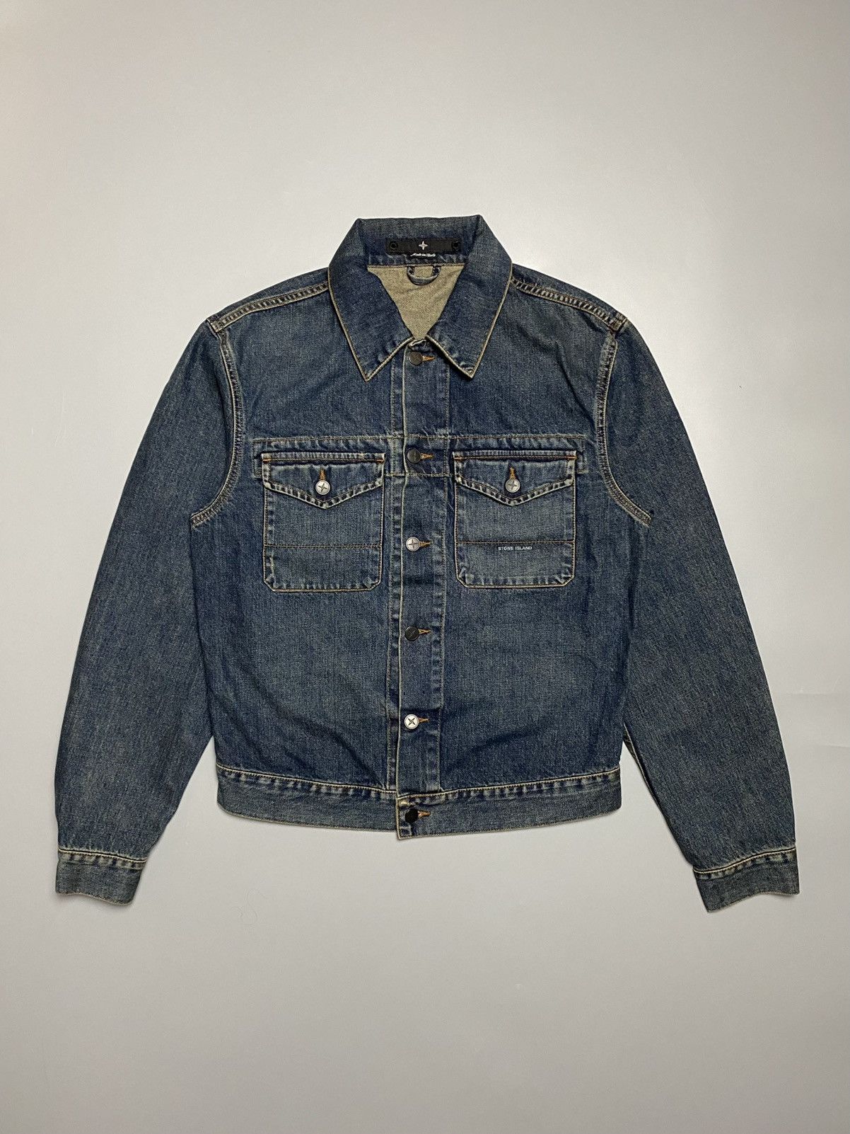 Stone Island Stone Island denims vintage denim jacket | Grailed