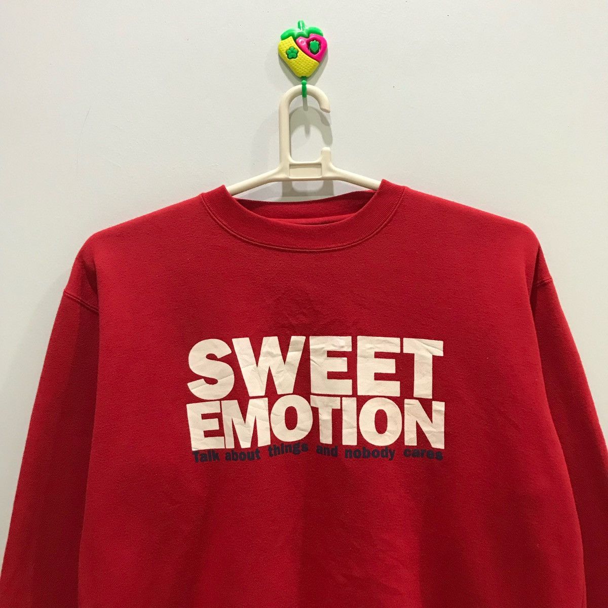 Japanese Brand FAMOCK Sweatshirts Spell Out SWEET EMOTION Size L Fits XL Size US XL / EU 56 / 4 - 2 Thumbnail