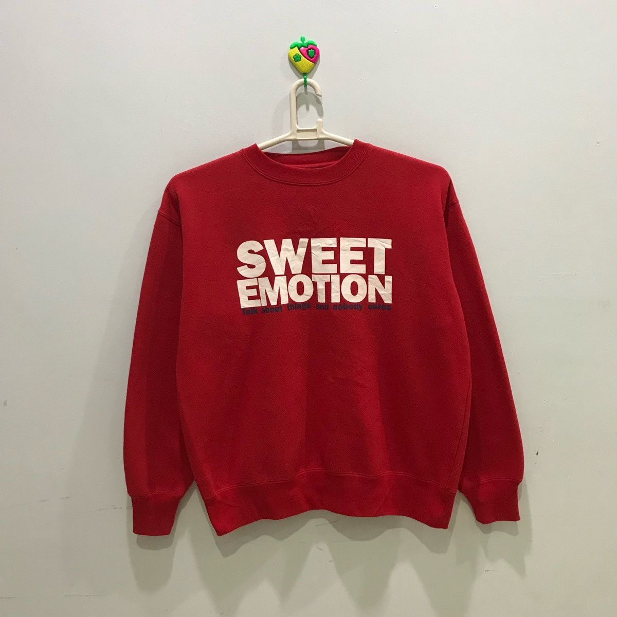 Japanese Brand FAMOCK Sweatshirts Spell Out SWEET EMOTION Size L Fits XL Size US XL / EU 56 / 4 - 1 Thumbnail