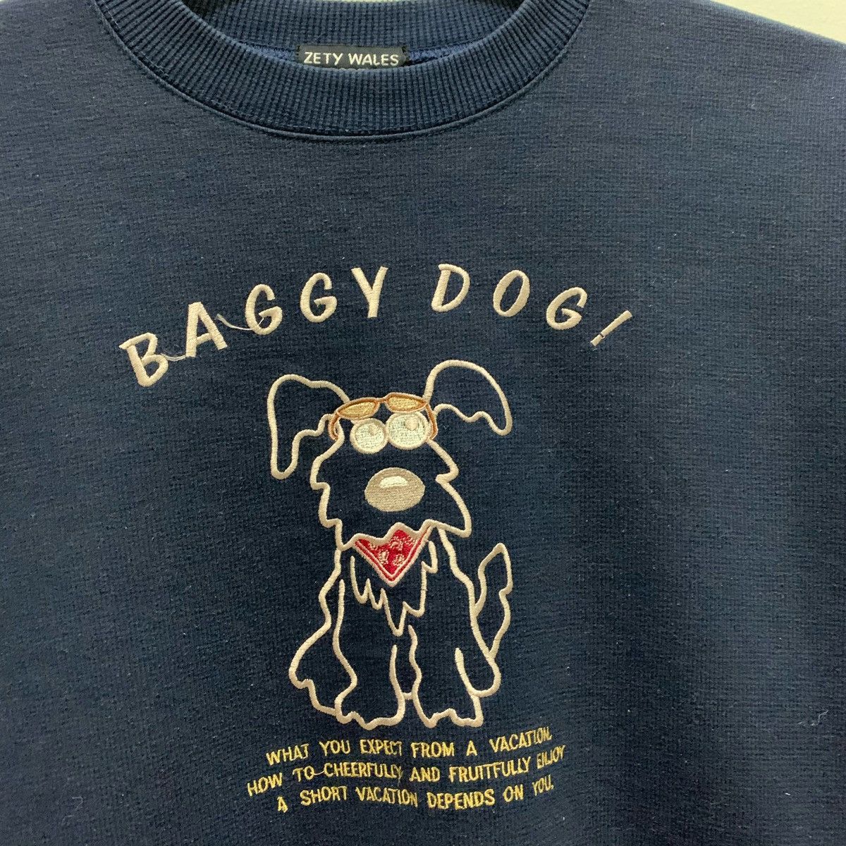 Vintage ZETY WALES SPORTS BAGGY DOG Sweatshirts Size L Size US L / EU 52-54 / 3 - 3 Thumbnail